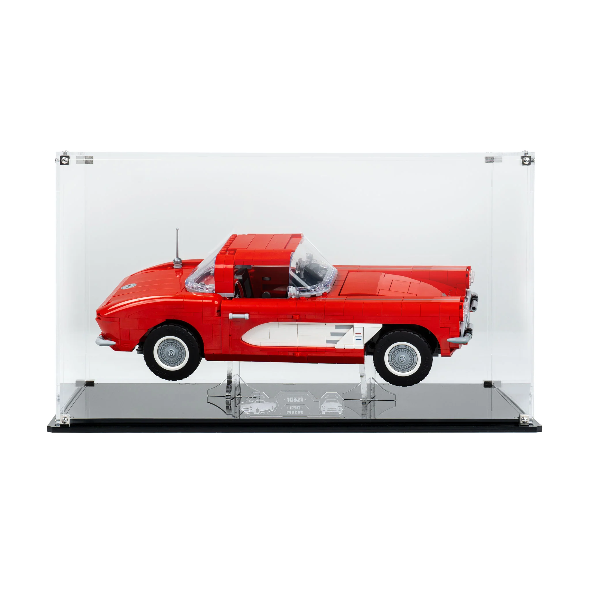 Clear Display Case for LEGO® Icons Corvette (10321) - Image 2