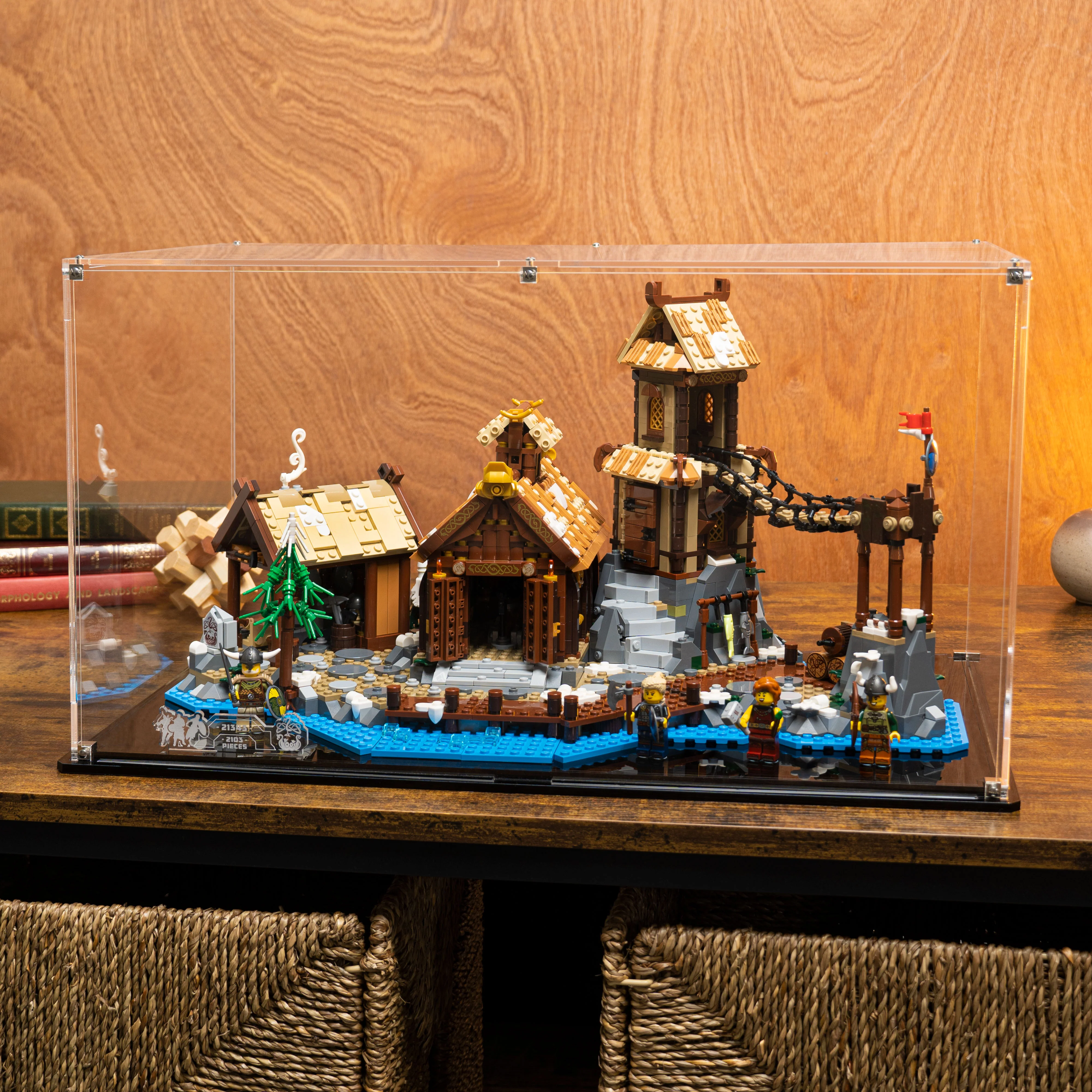 Clear Display Case for LEGO® Ideas: Viking Village (21343) - Image 10