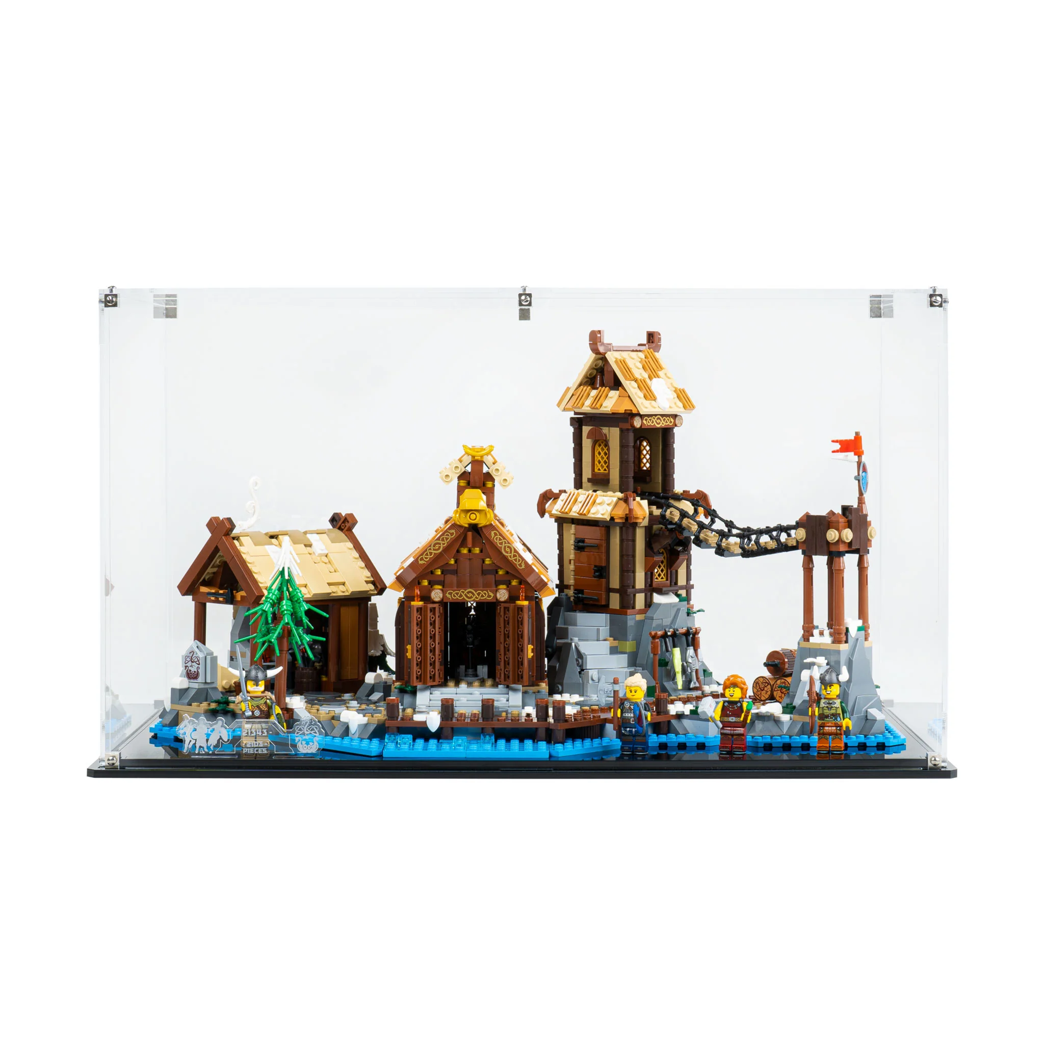 Clear Display Case for LEGO® Ideas: Viking Village (21343) - Image 2