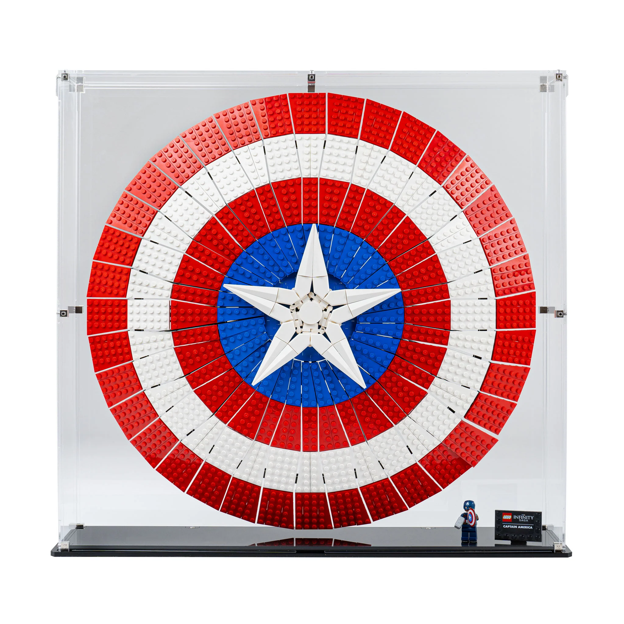 Clear Display Case for LEGO® Marvel Captain America's Shield (76262) - Image 2