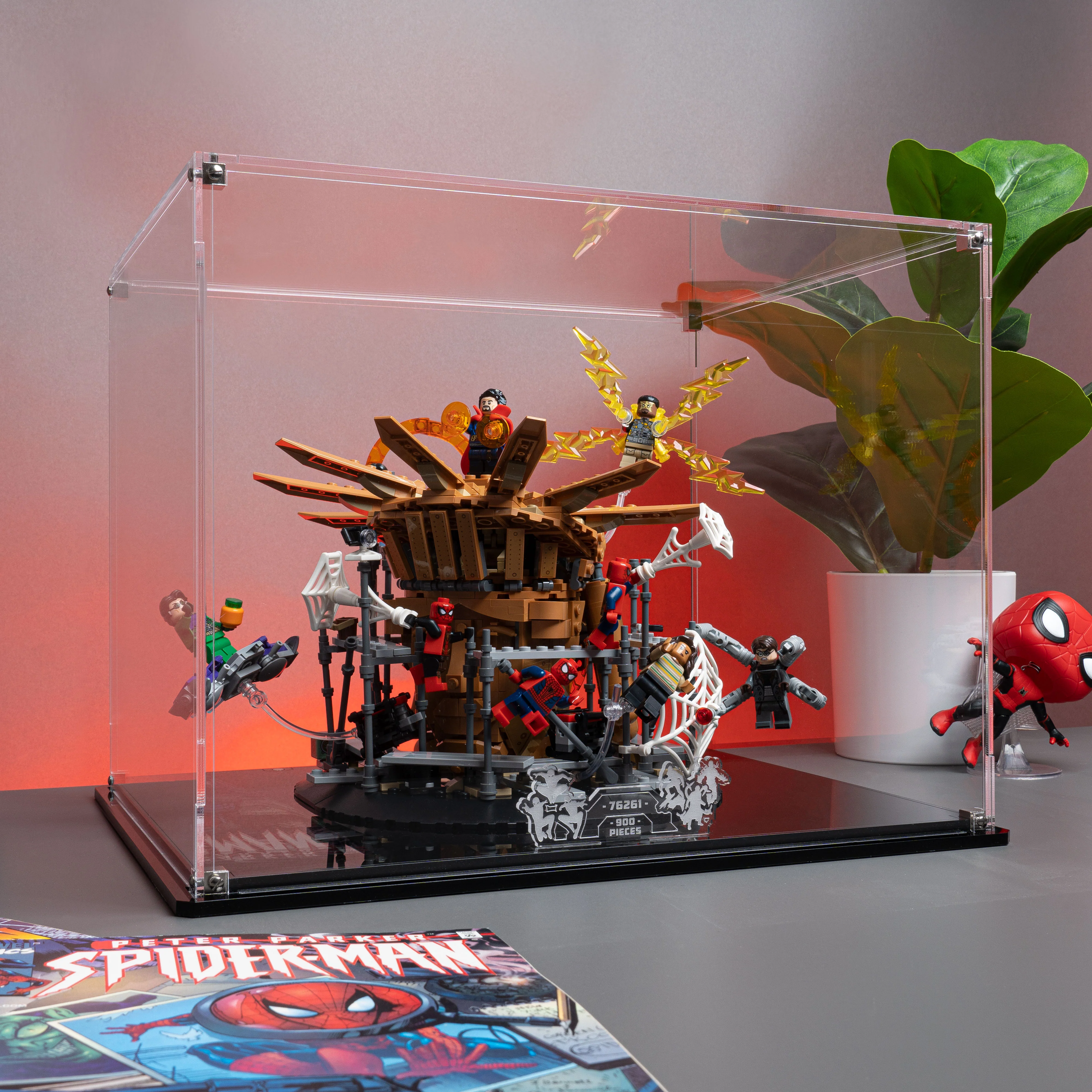 Clear Display Case for LEGO® Marvel Spider-Man Final Battle (76261) - Image 8