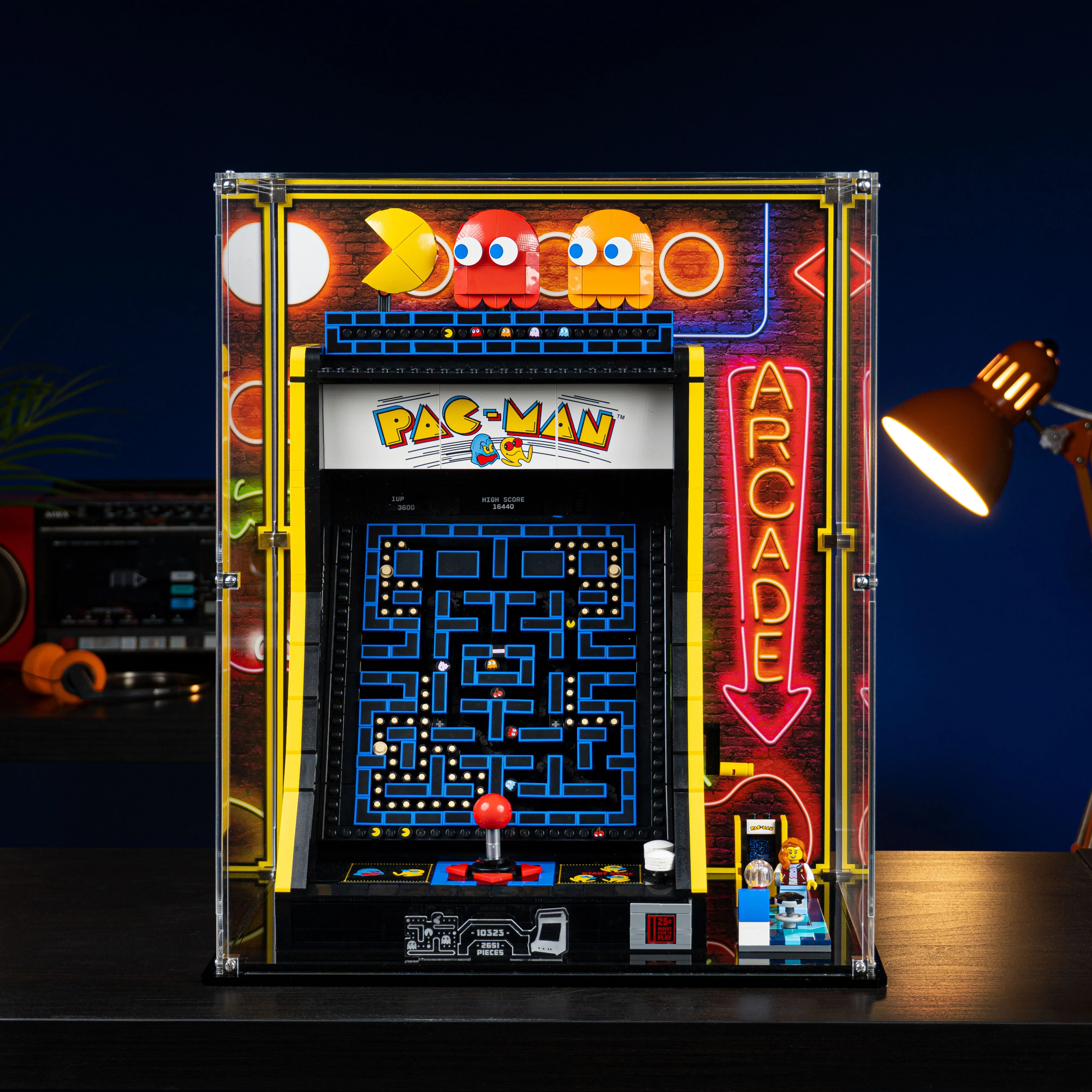 Clear Display Case for LEGO® PAC-MAN Arcade (10323) - Image 7