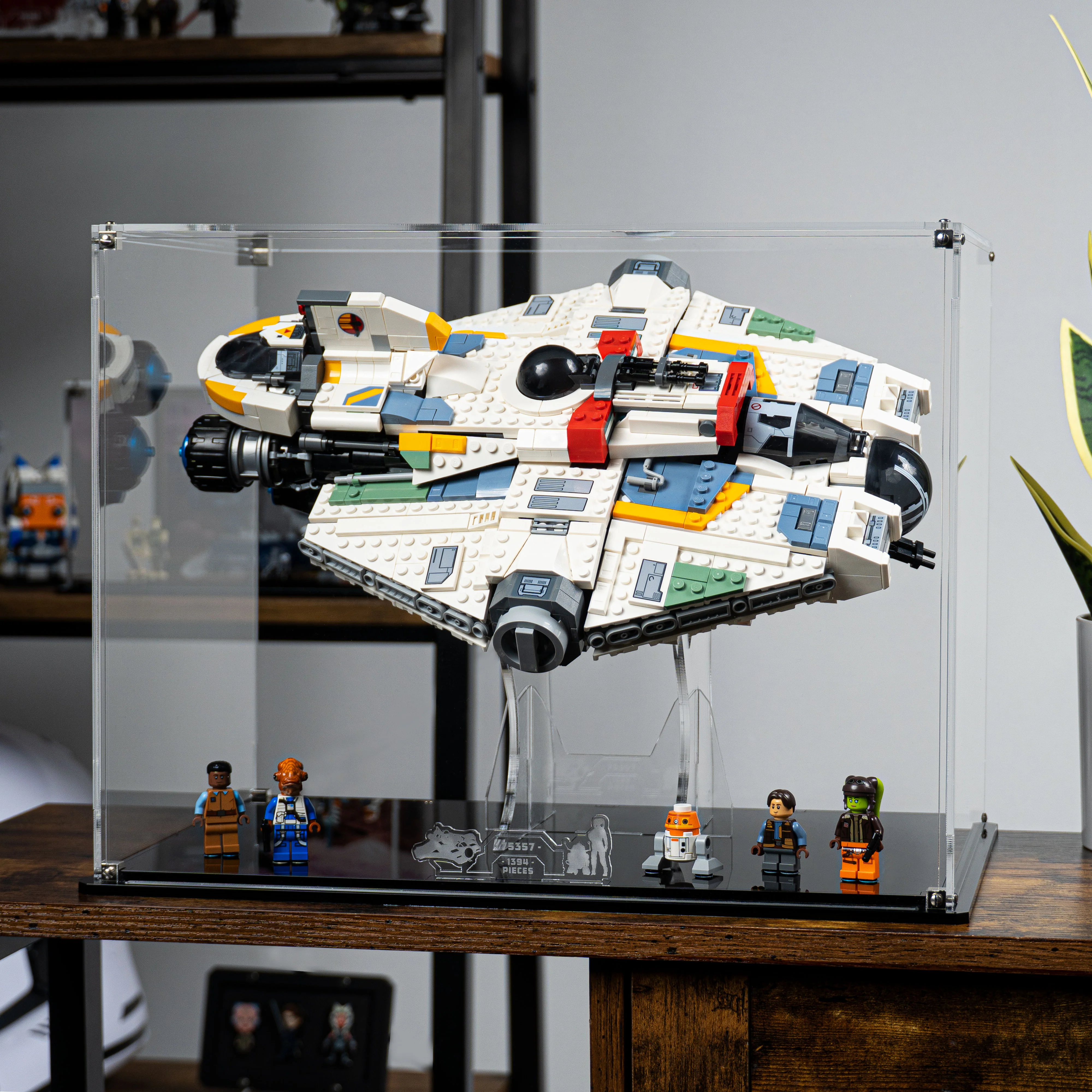 Clear Display Case for LEGO® Star Wars Ghost & Phantom II (75357) - Image 6
