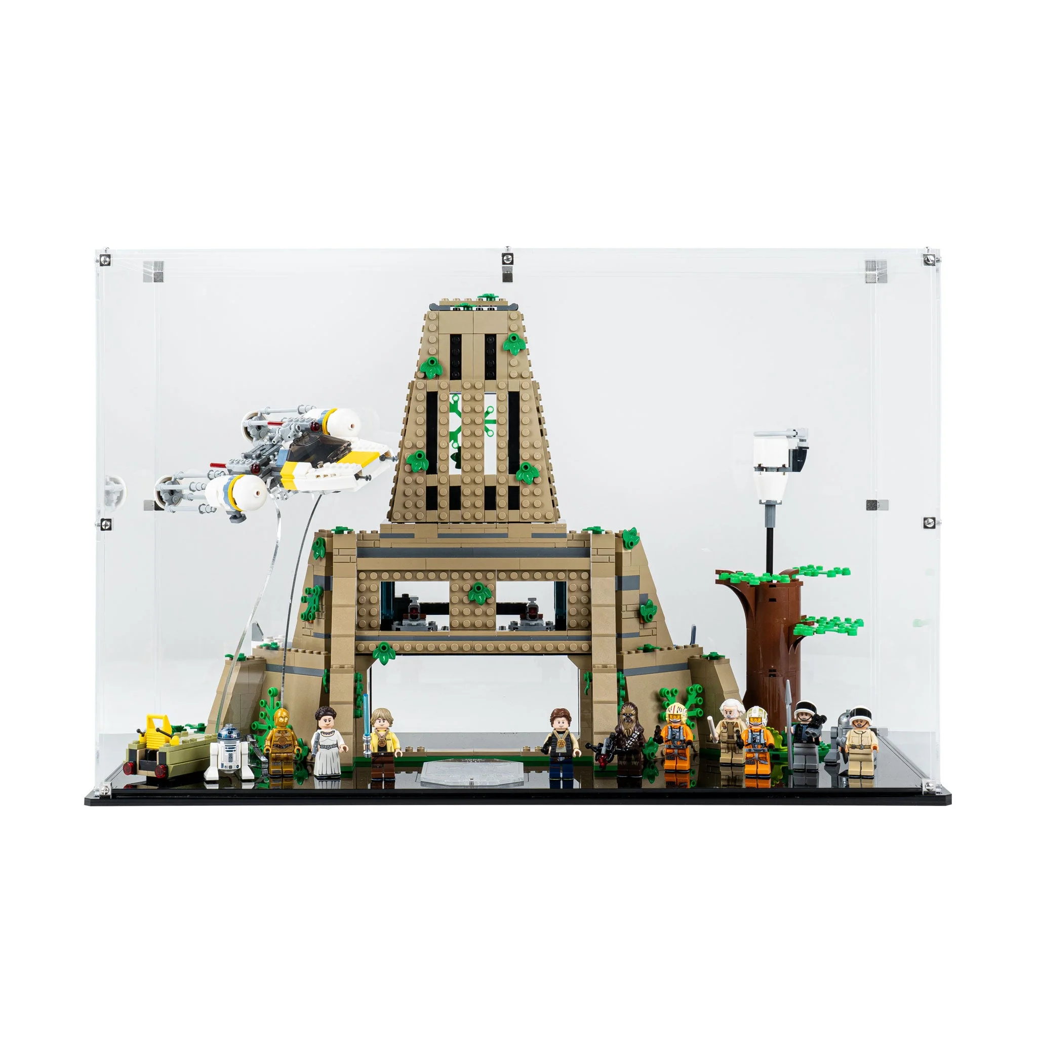 Clear Display Case for LEGO® Star Wars Yavin 4 Rebel Base (75365) - Image 2