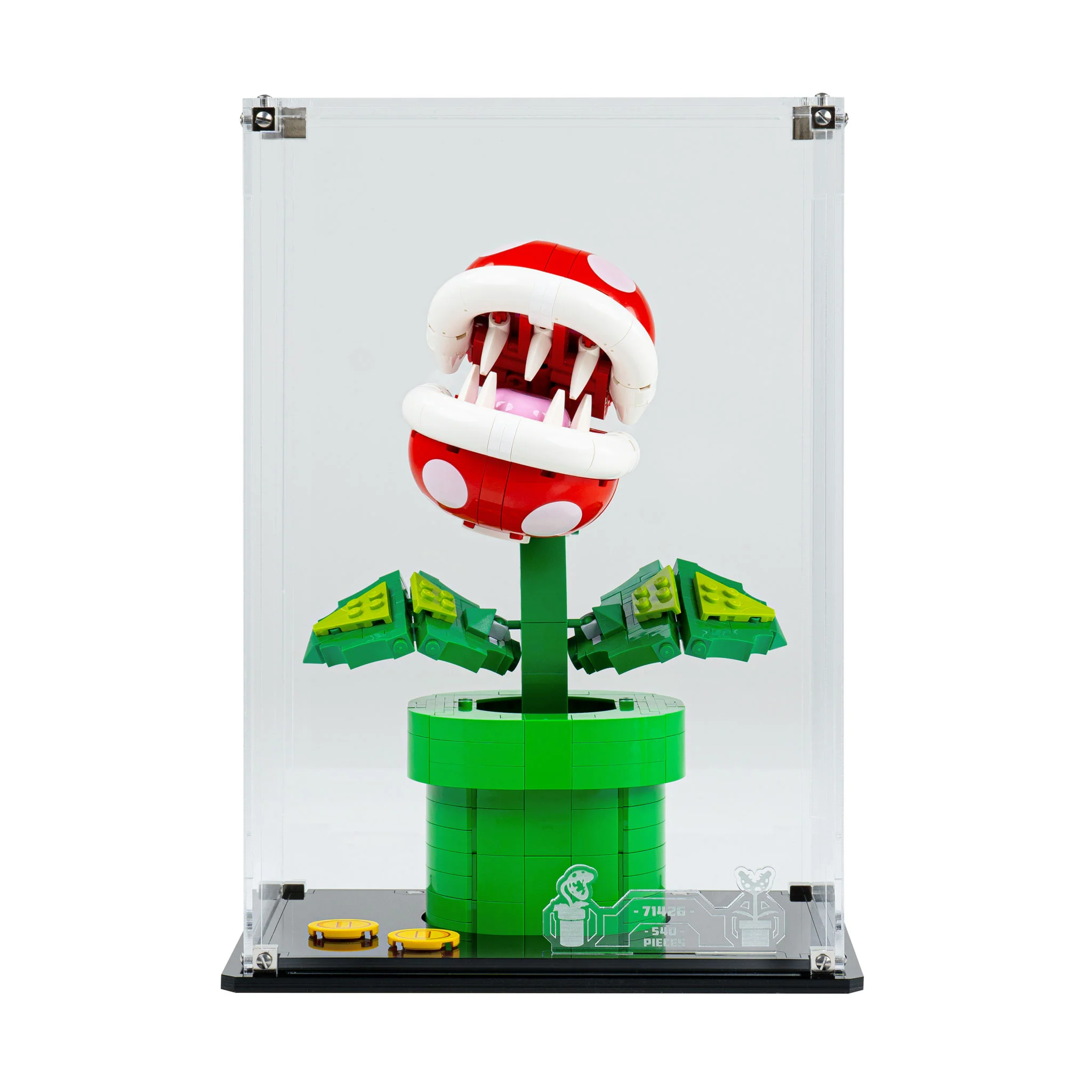 Clear Display Case for LEGO® Super Mario™ Piranha Plant (71426) - Image 4