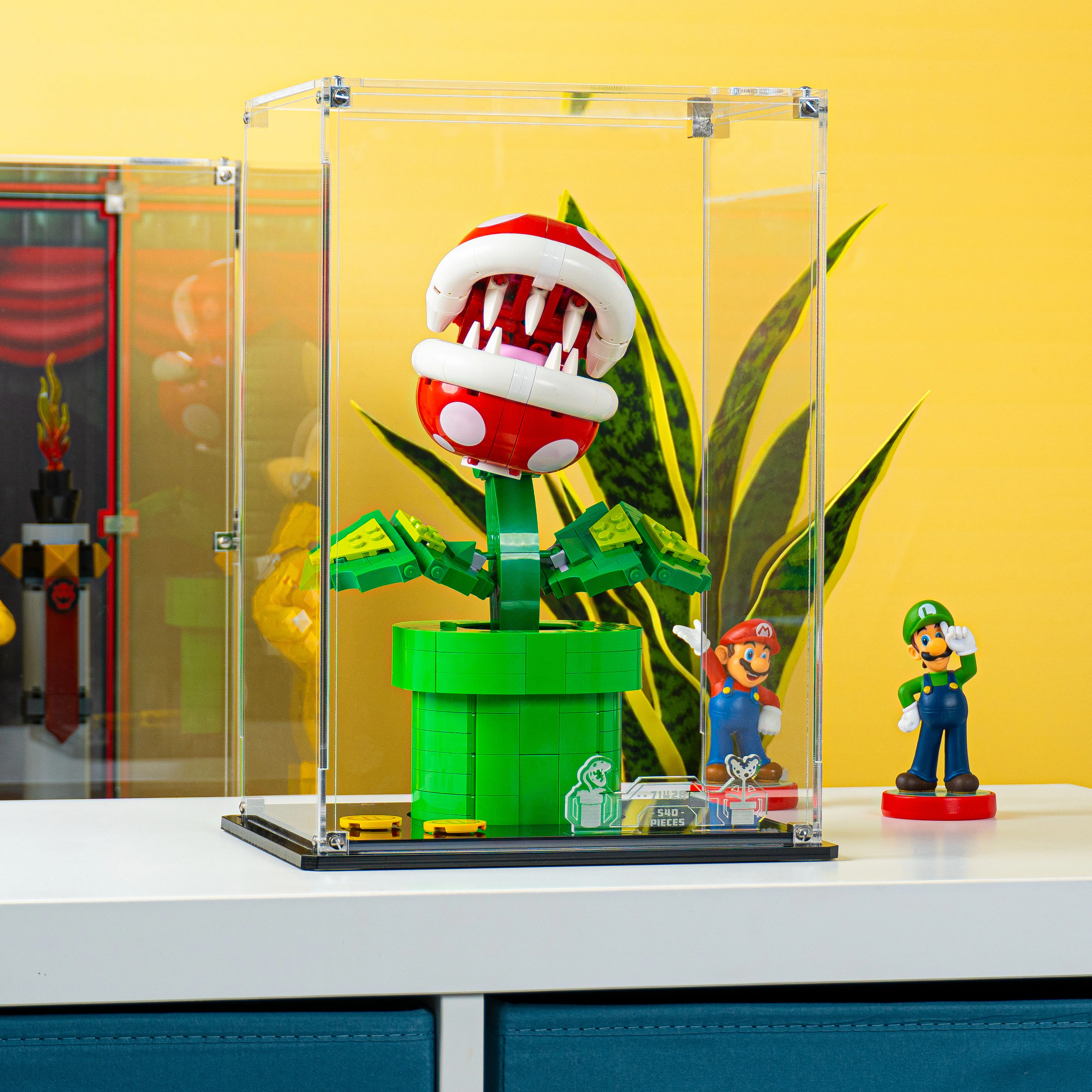 Clear Display Case for LEGO® Super Mario™ Piranha Plant (71426) - Image 9