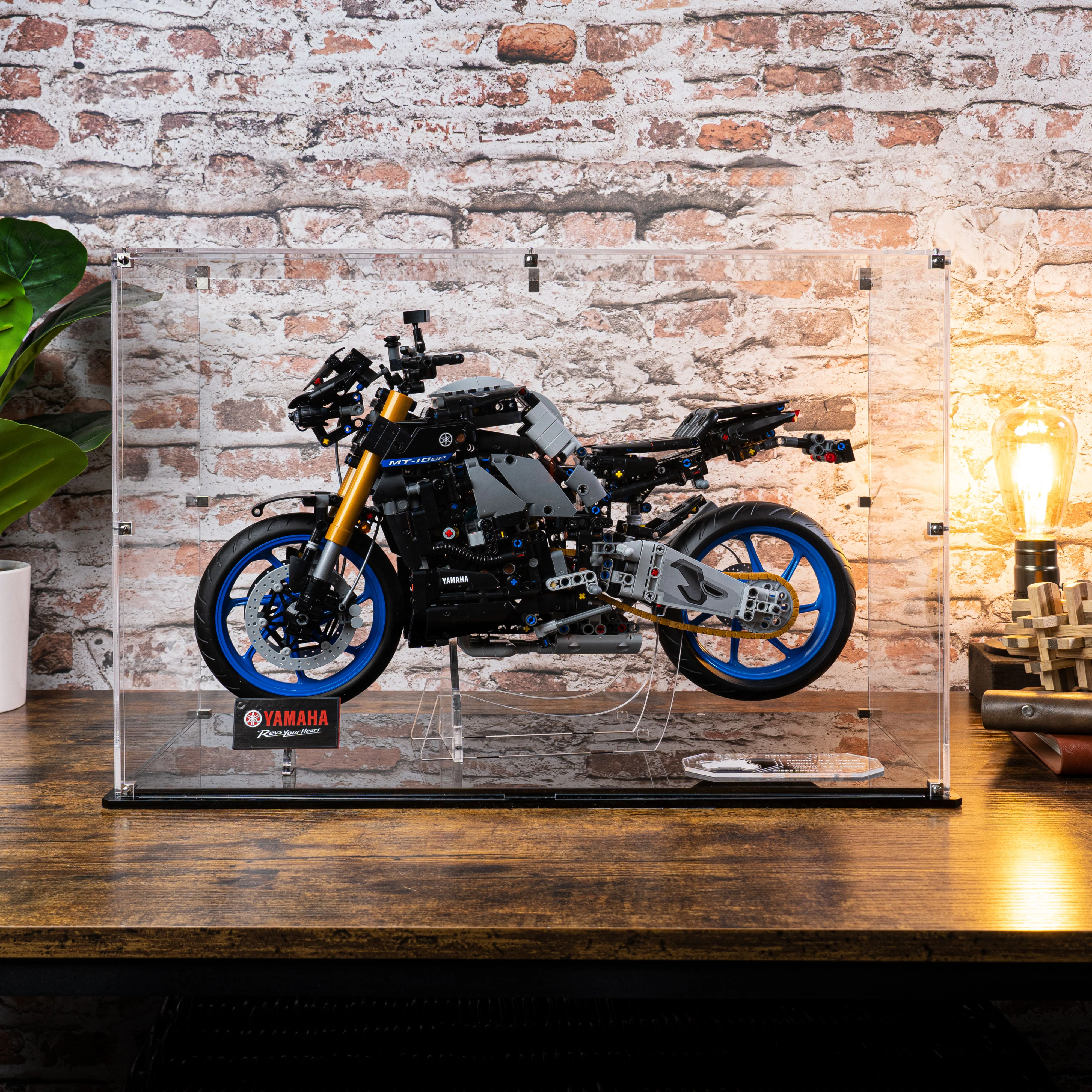 Clear Display Case for LEGO® Technic Yamaha MT-10 SP (42159) - Image 8