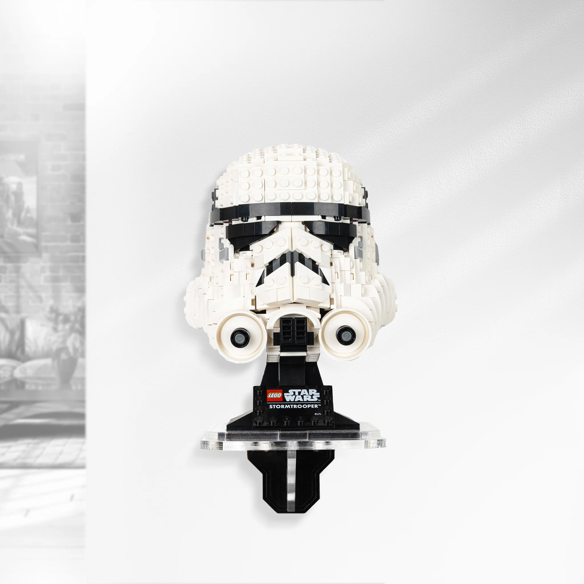 Wall Mounted Display for LEGO® Star Wars Stormtrooper Helmet (75276)
