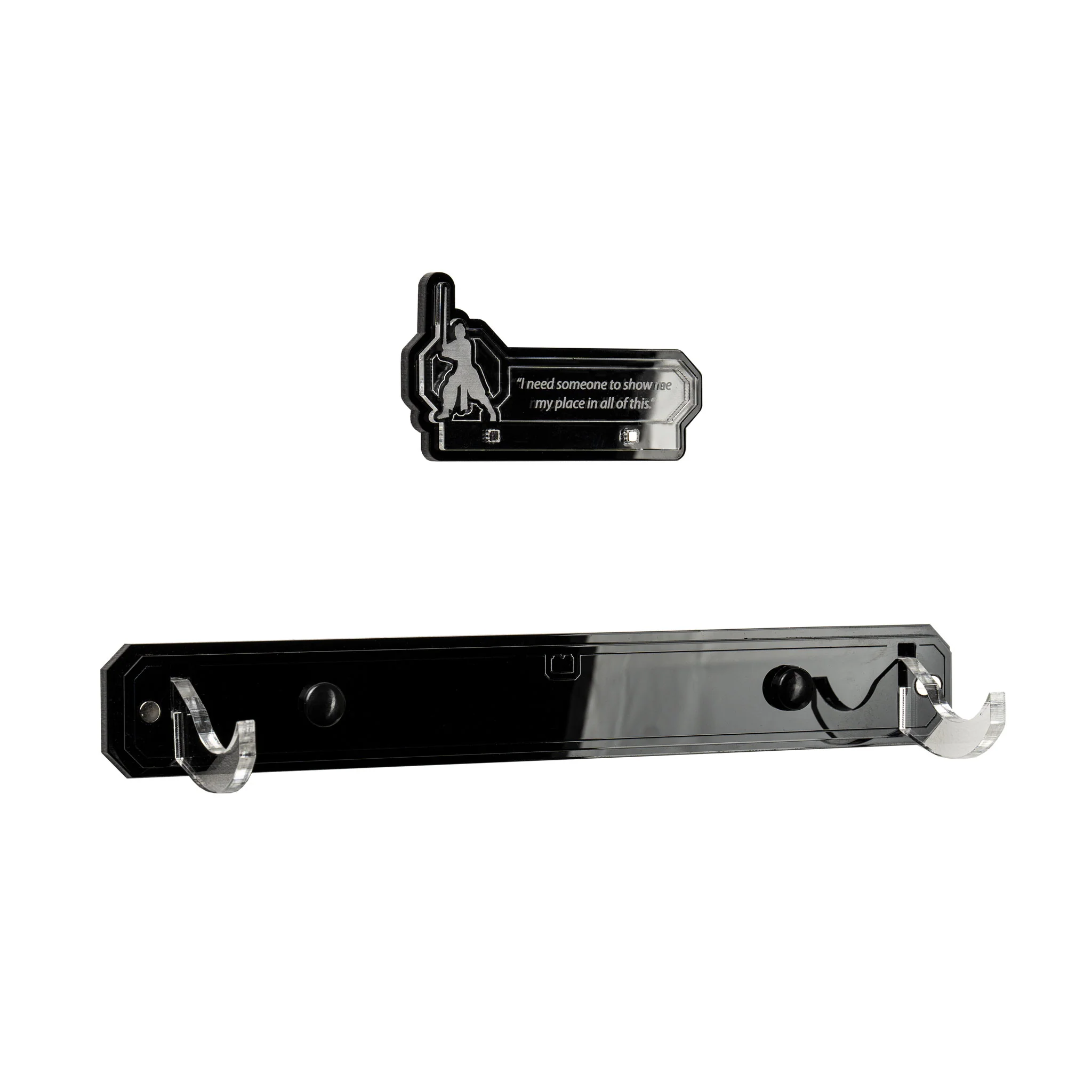 Wall Mounted Display Stand for Star Wars™ Black Series Rey Skywalker Lightsaber - Image 2