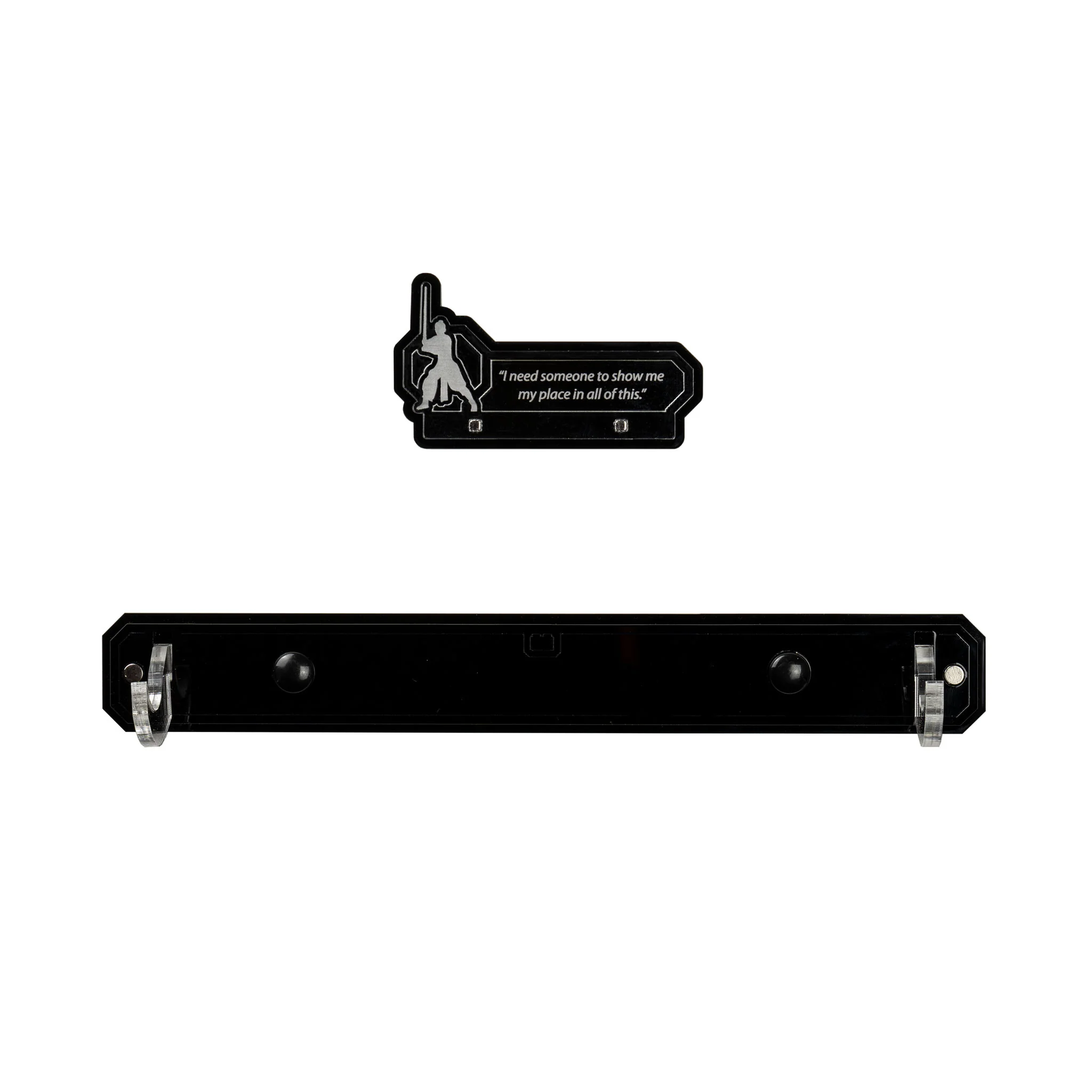 Wall Mounted Display Stand for Star Wars™ Black Series Rey Skywalker Lightsaber - Image 3