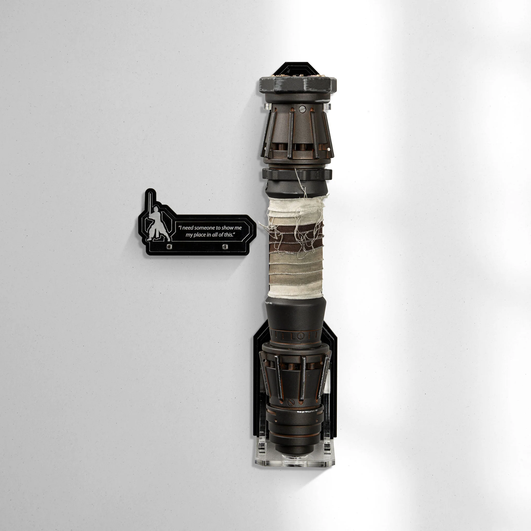 Wall Mounted Display Stand for Star Wars™ Black Series Rey Skywalker Lightsaber - Image 5