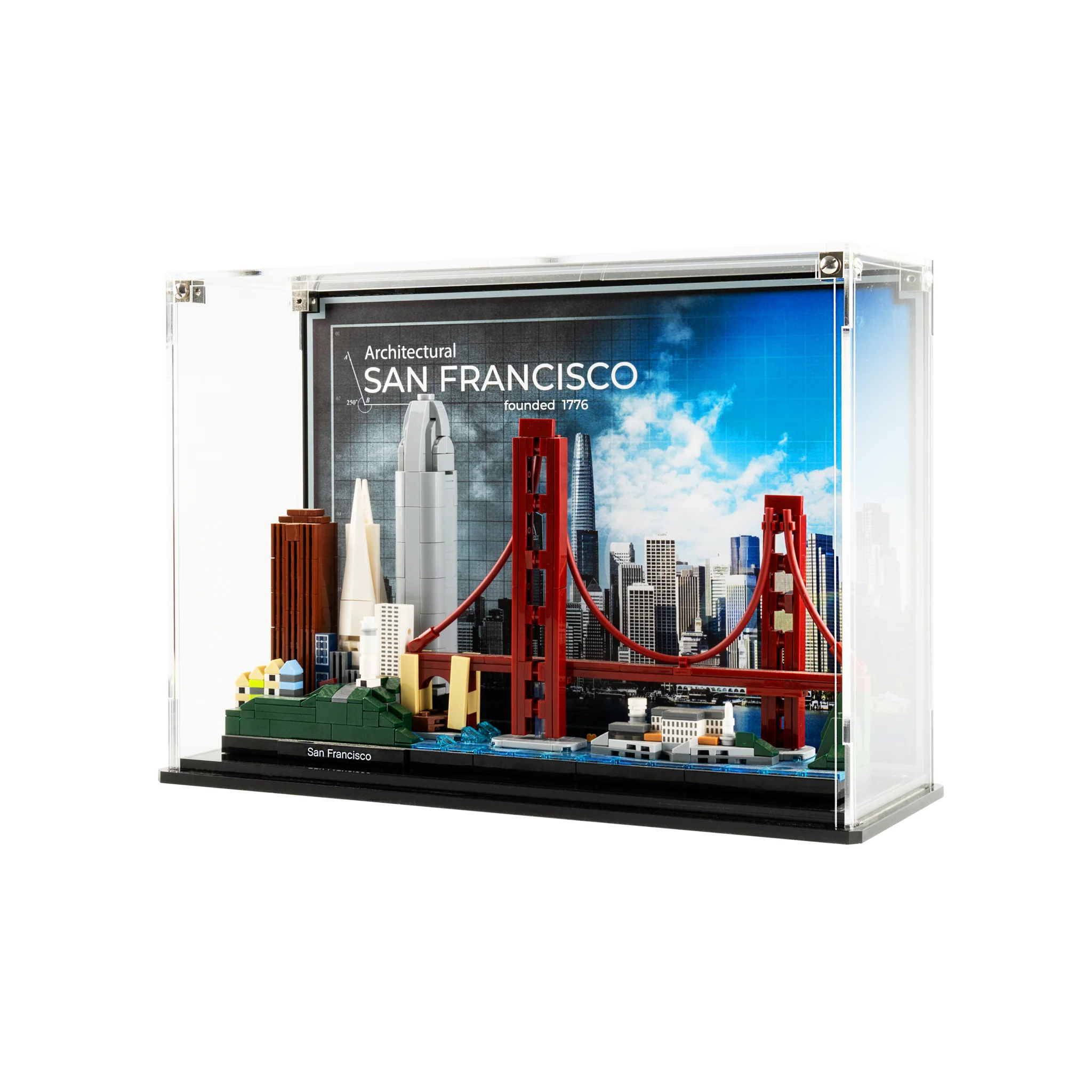 Display Case for LEGO® Architecture: San Francisco Skyline (21043) - Image 2