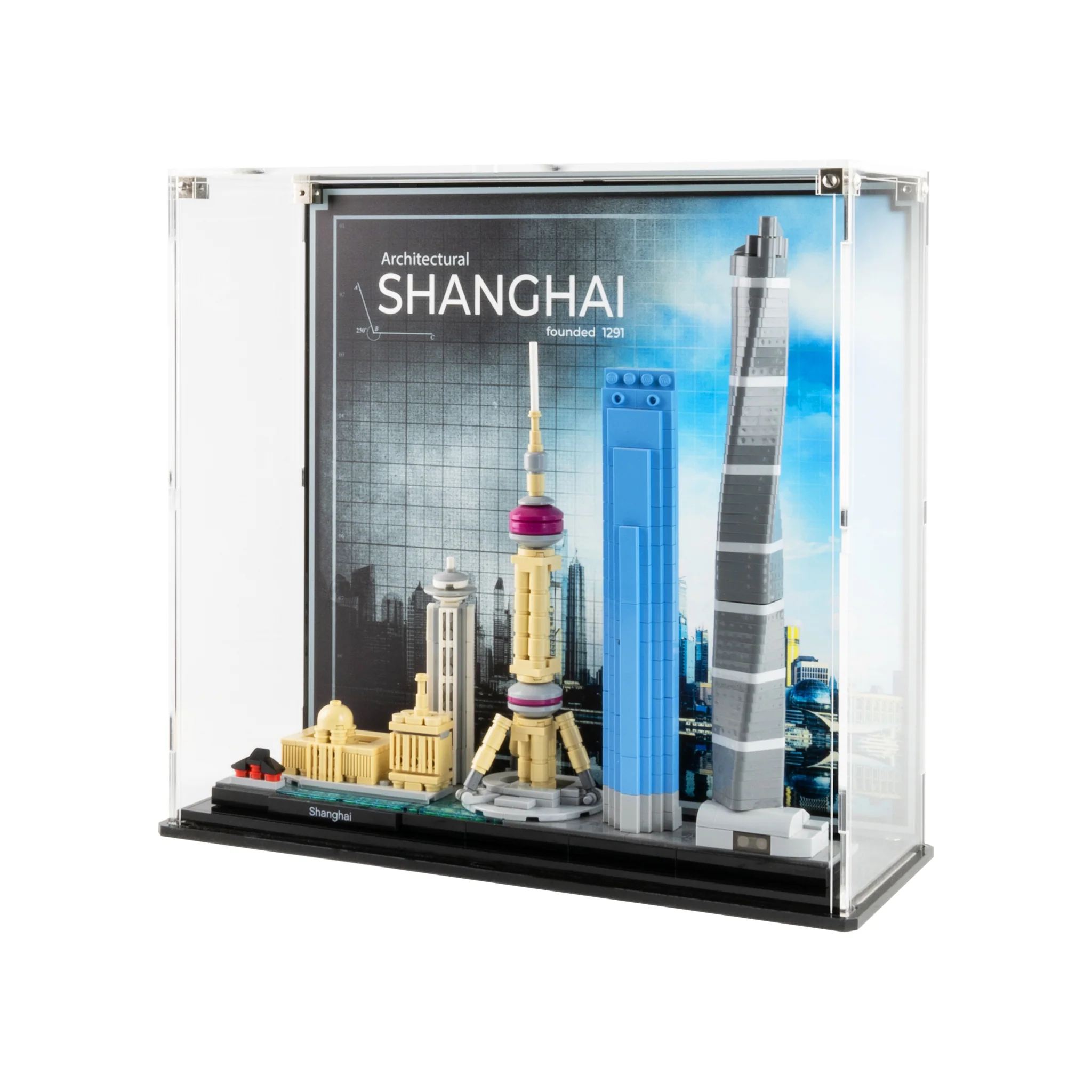 Display Case for LEGO® Architecture: Shanghai Skyline (21039) - Image 3