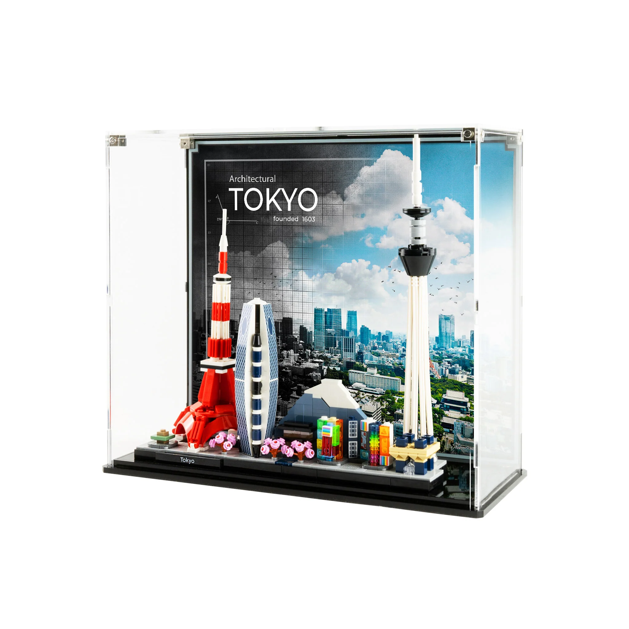 Display Case for LEGO® Architecture: Tokyo Skyline (21051) - Image 3