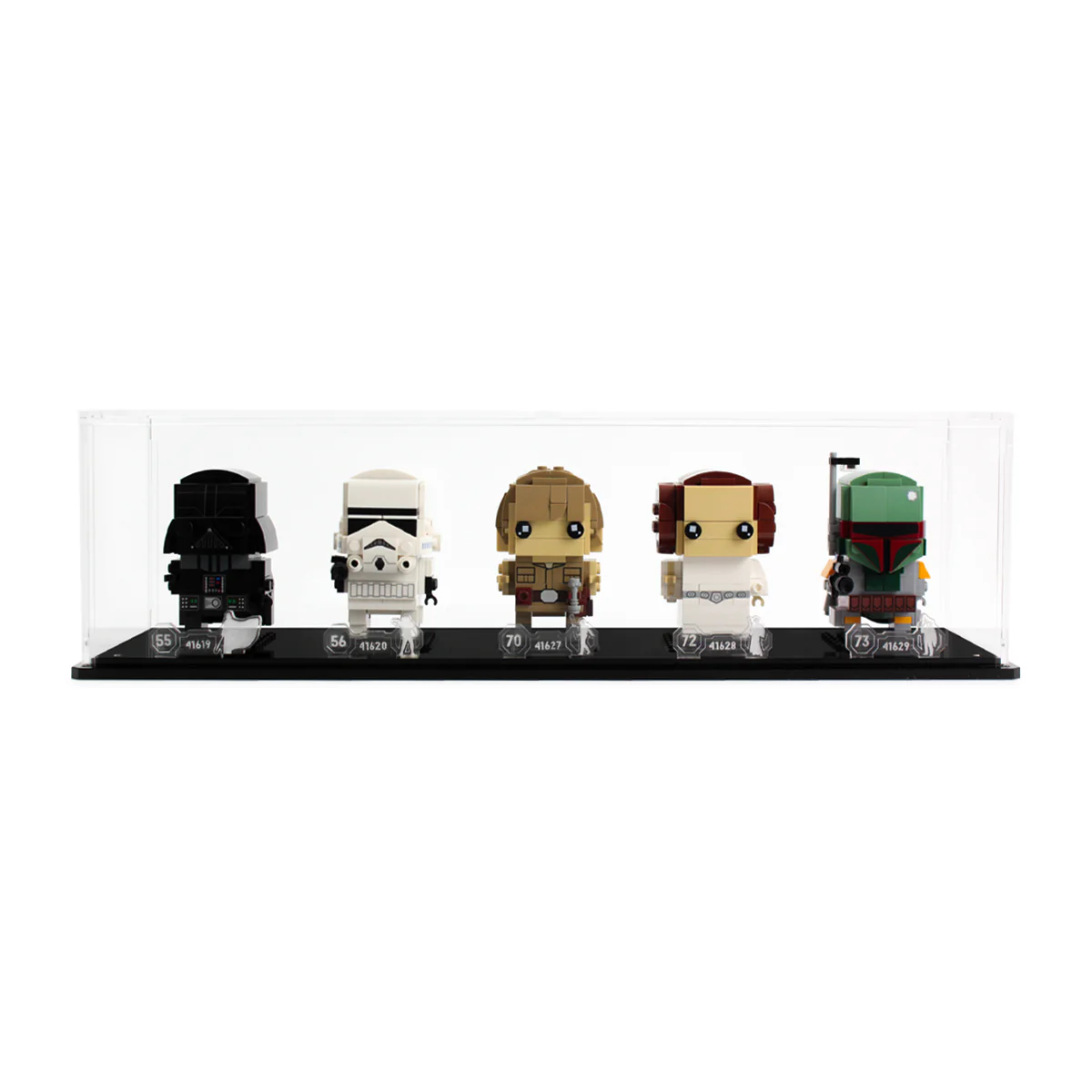 Display Case for five LEGO® Brickheadz - Image 5