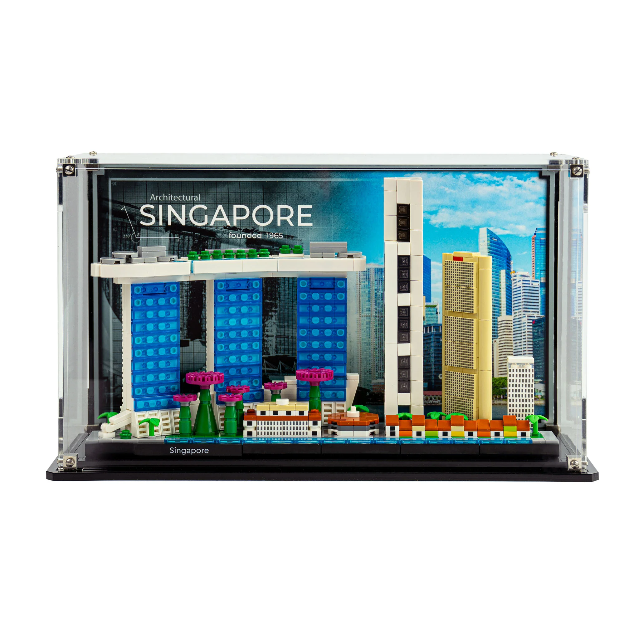 Display Case for LEGO® Architecture: Singapore Skyline (21057) - Image 2