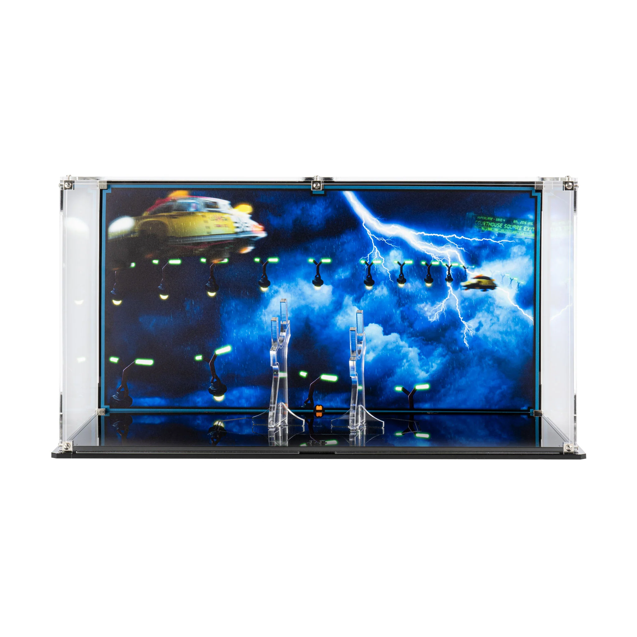 Display Case for LEGO® Back to the Future Time Machine (10300) - Image 21