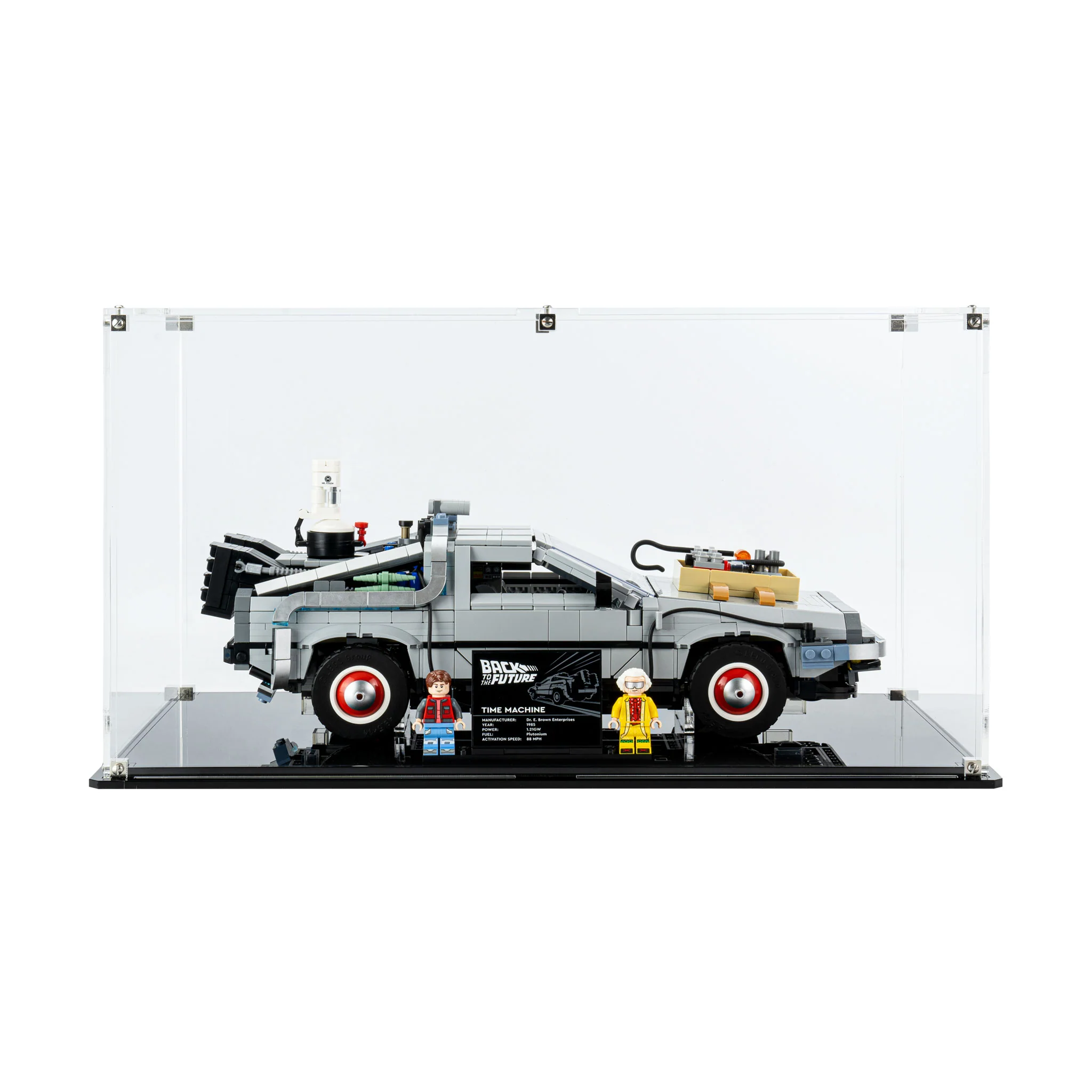 Display Case for LEGO® Back to the Future Time Machine (10300) - Image 27