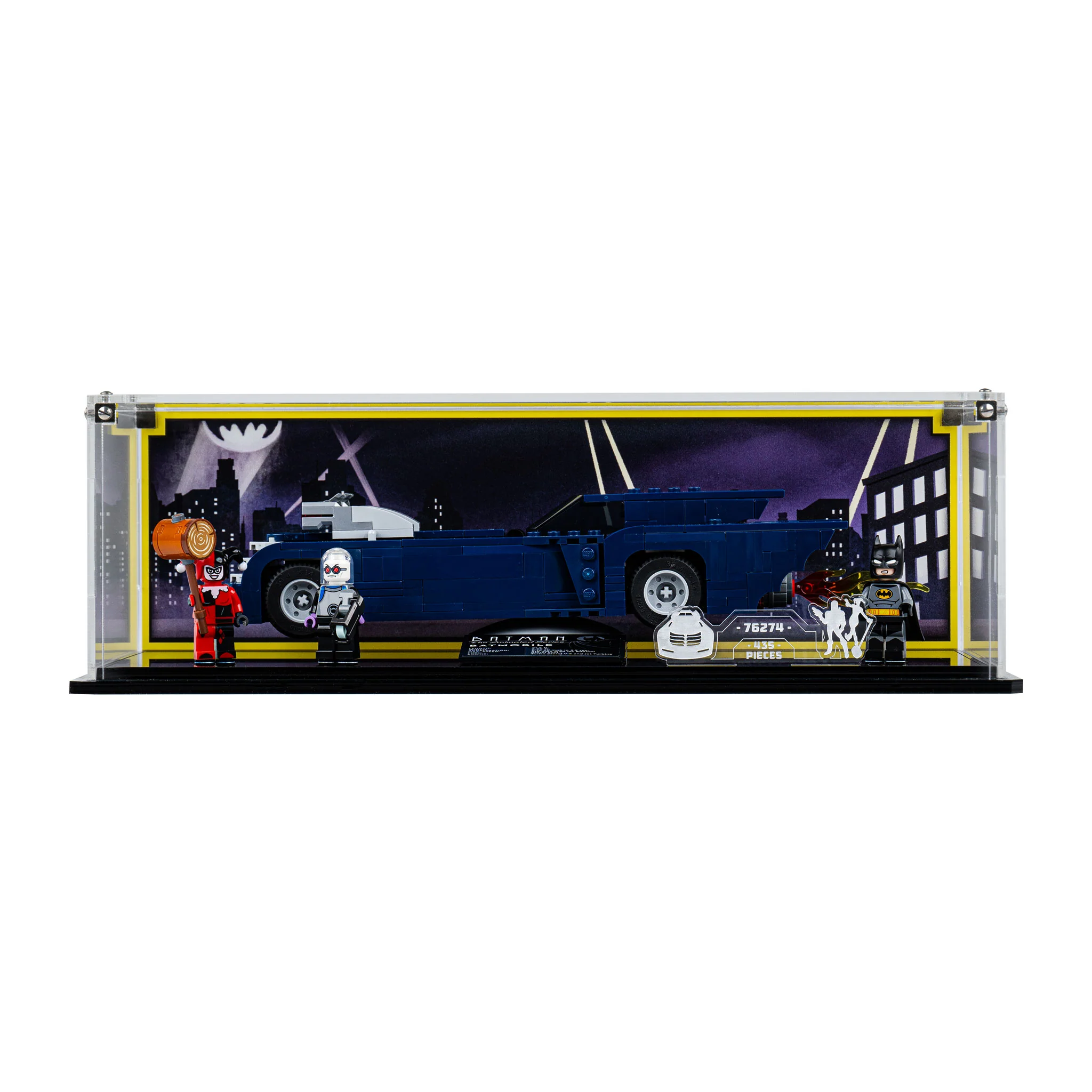 Display Case for LEGO Batman: Batman™ with the Batmobile™ vs. Harley Quinn™ and Mr. Freeze™ (76274) - Image 2