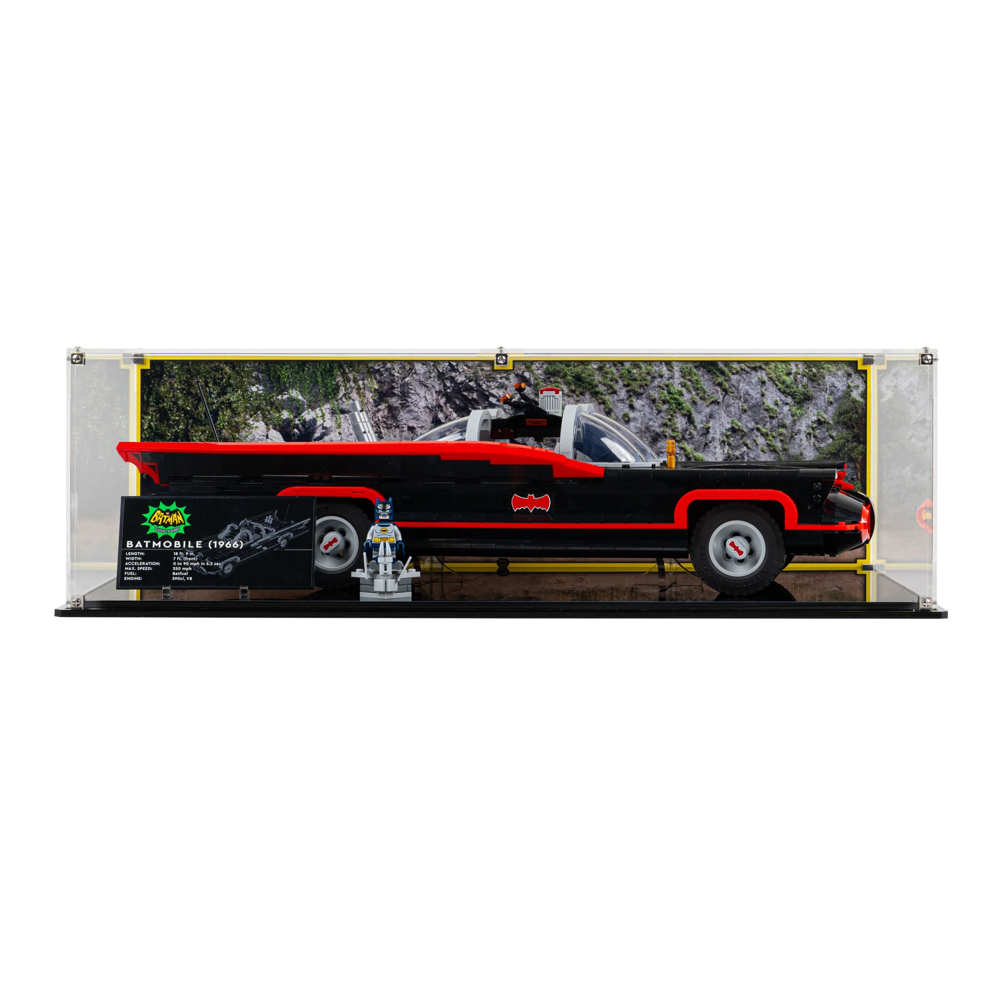 Display Case for LEGO Batman™: The Classic TV Series Batmobile™ (76328) - Image 2