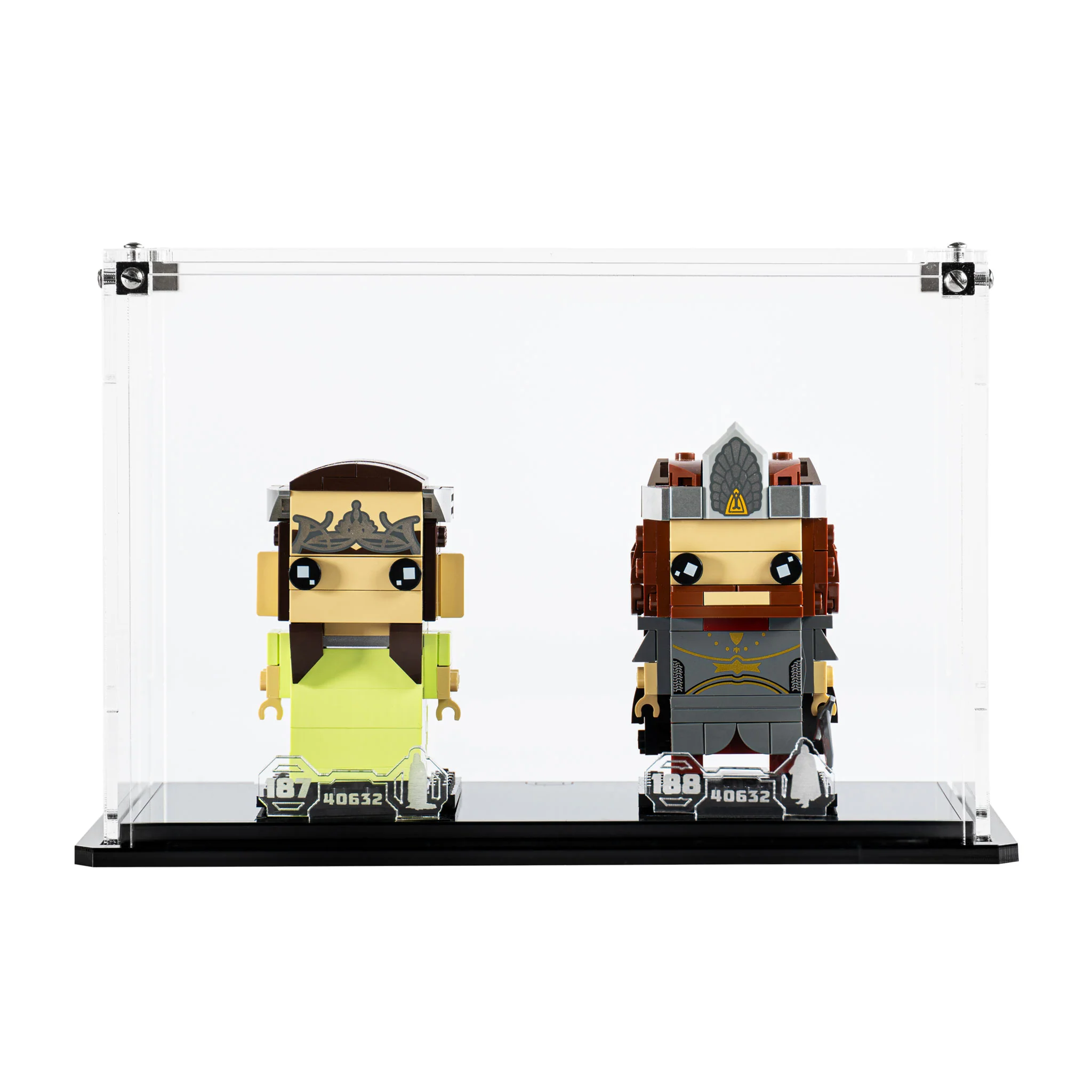 Display Case for LEGO® Brickheadz: Aragorn™ & Arwen™ (40632) - Image 6