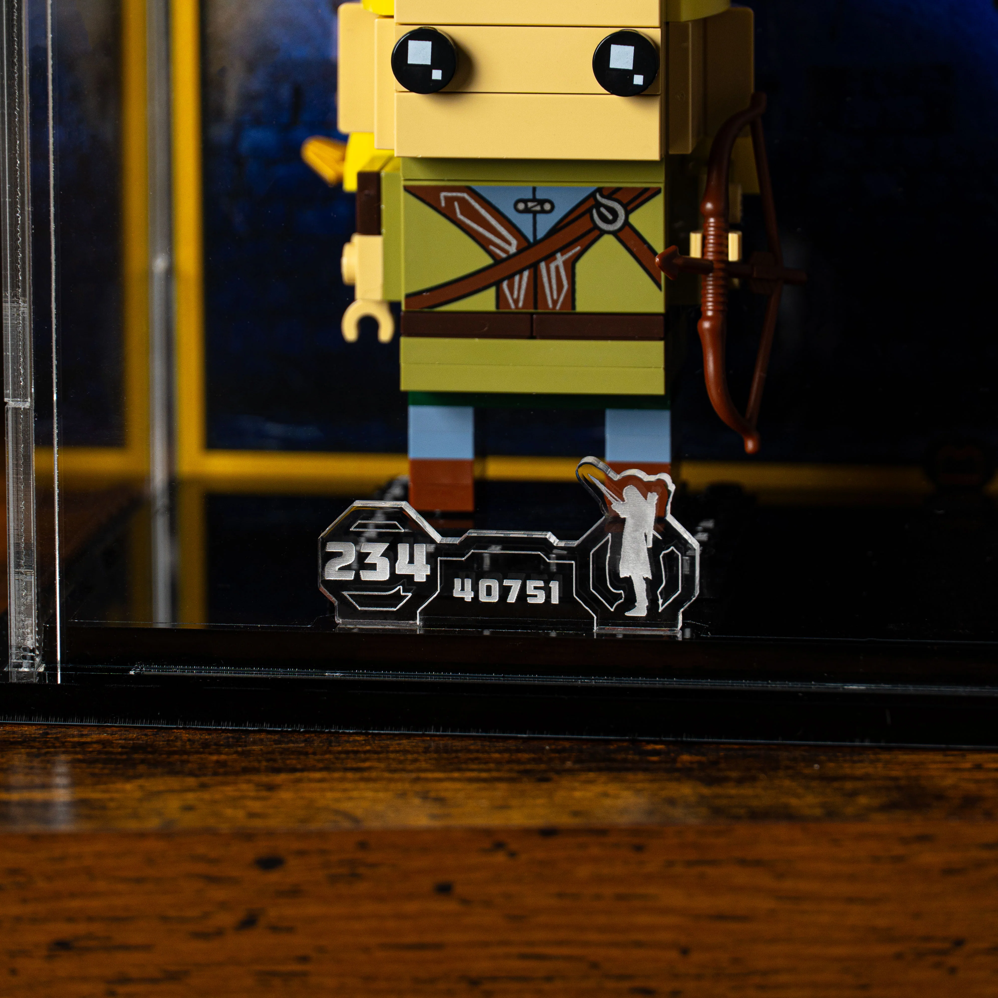 Display Case for LEGO® BrickHeadz Legolas & Gimli (40751) - Image 12