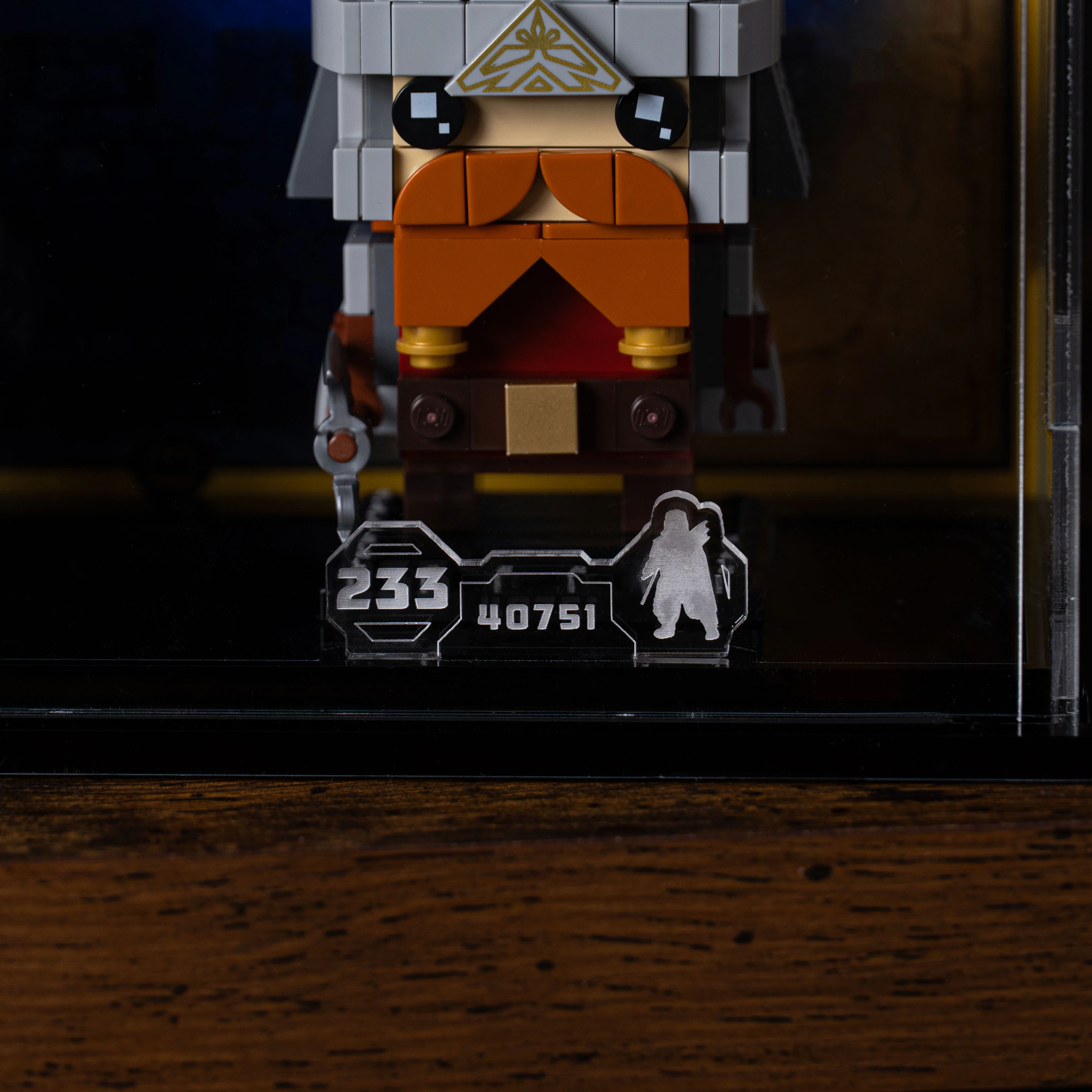 Display Case for LEGO® BrickHeadz Legolas & Gimli (40751) - Image 13