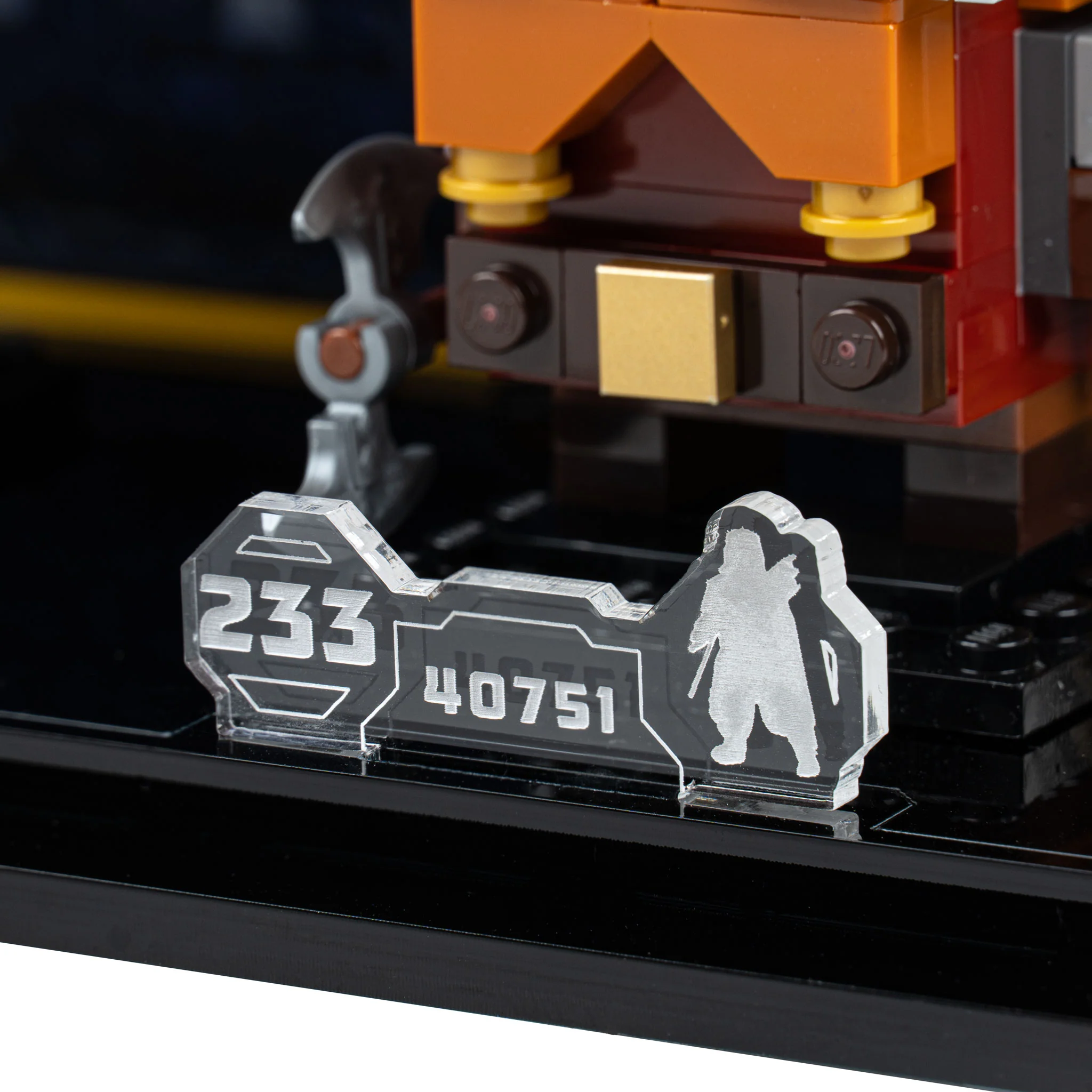 Display Case for LEGO® BrickHeadz Legolas & Gimli (40751) - Image 4