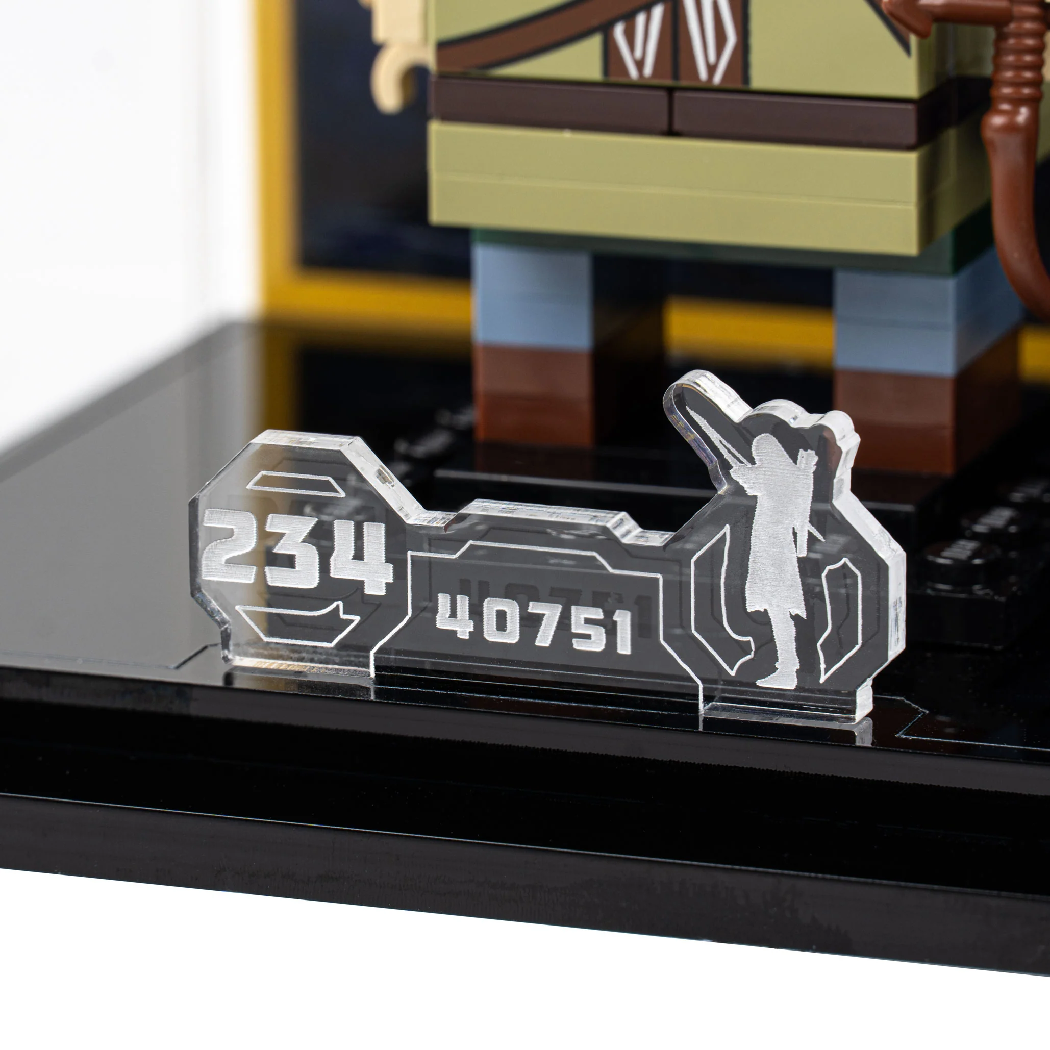 Display Case for LEGO® BrickHeadz Legolas & Gimli (40751) - Image 5