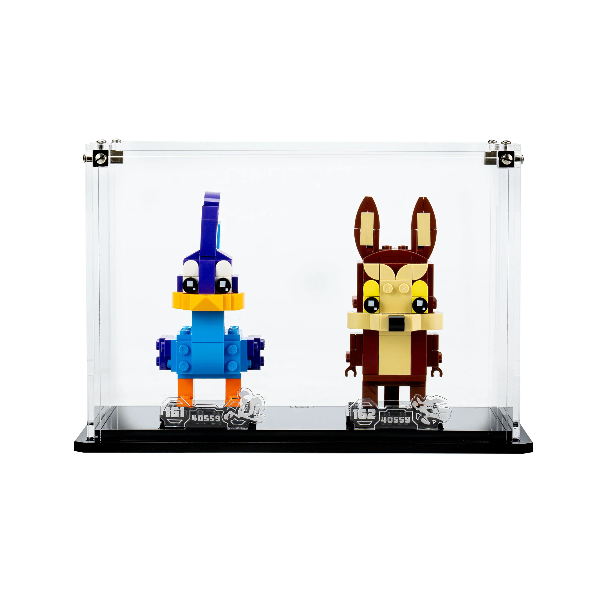 Display Case for LEGO® Brickheadz Road Runner & Wile. E. Coyote (40559) - Image 4