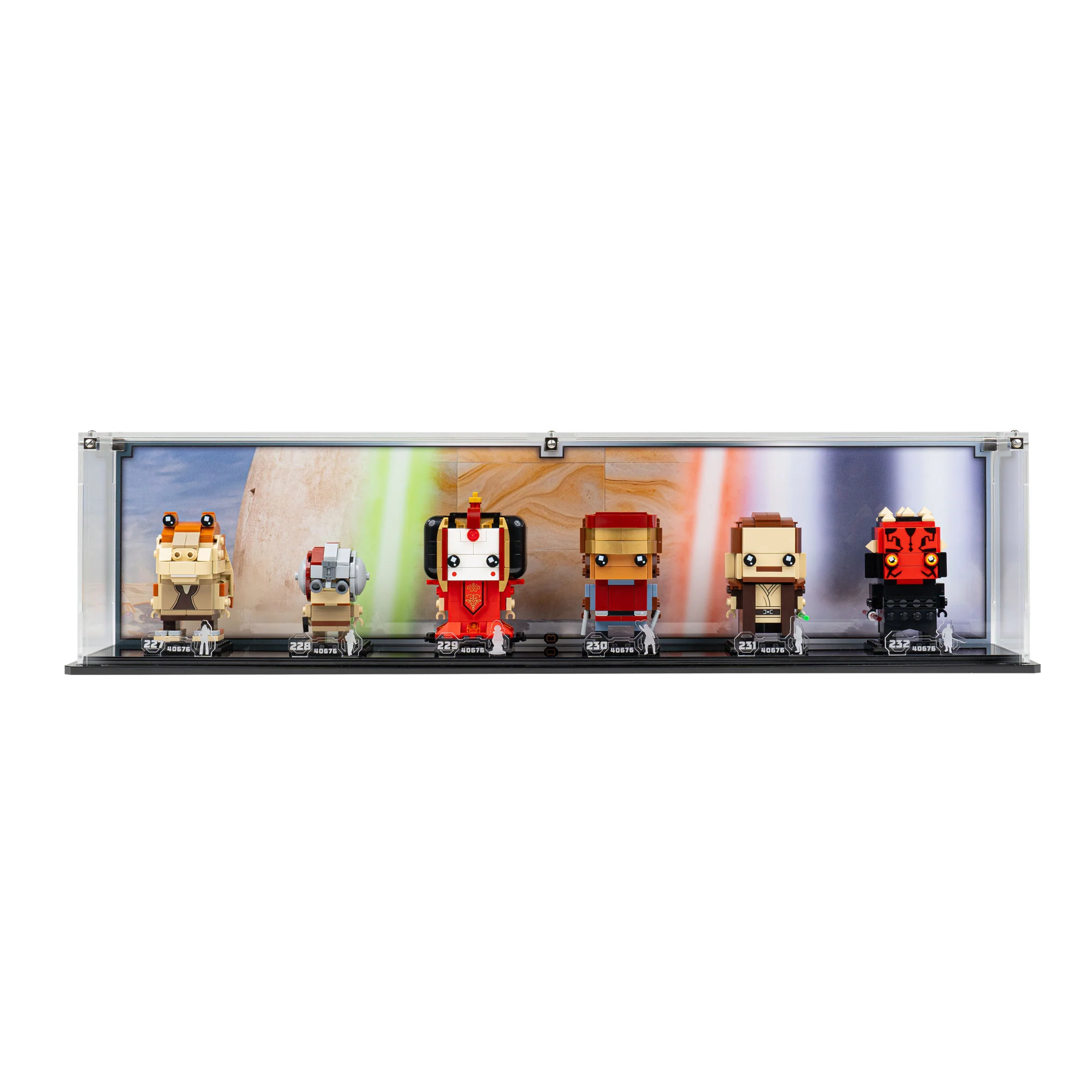 Display Case for LEGO® BrickHeadz The Phantom Menace (40676) - Image 2
