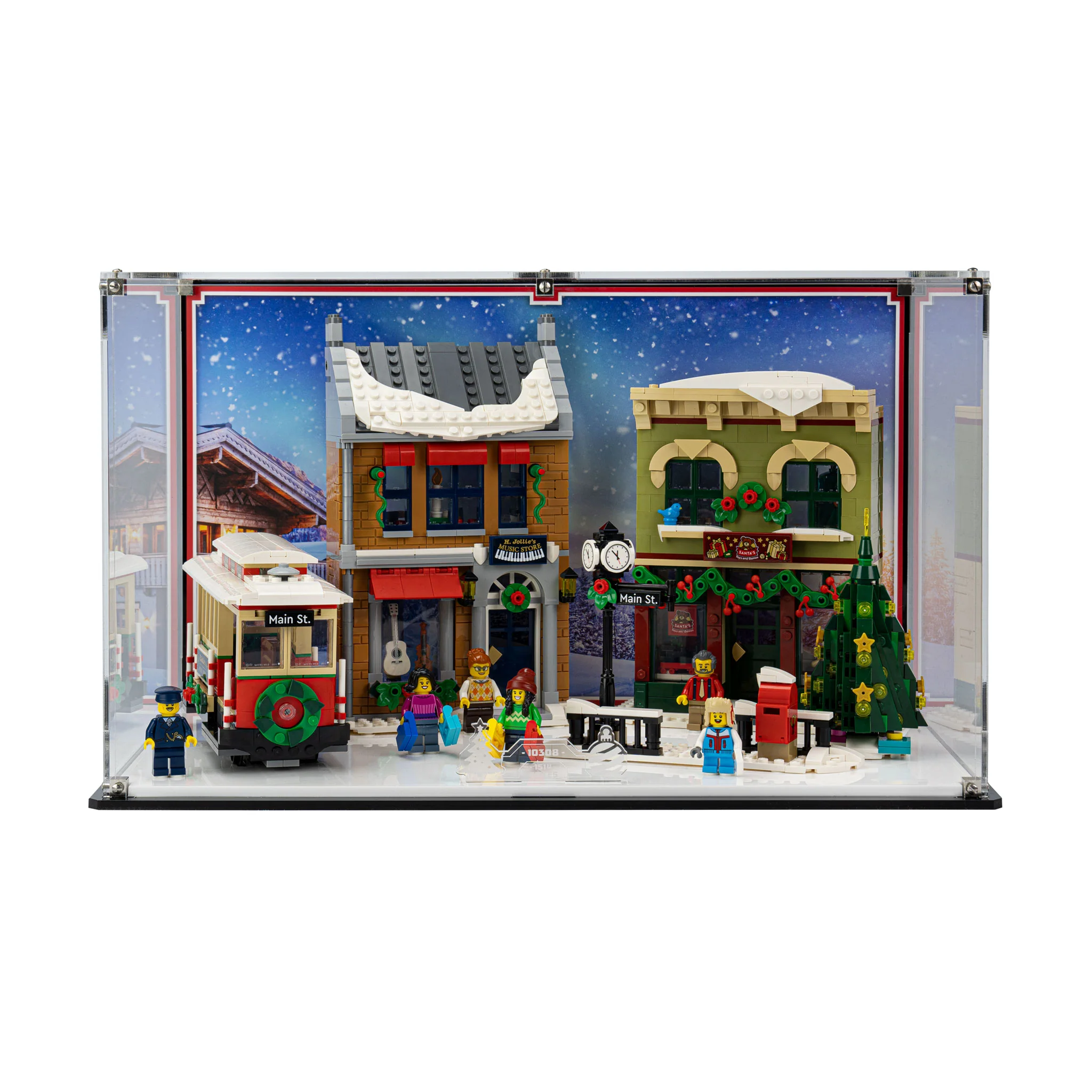 Display Case for LEGO® Icons: Holiday Main Street (10308) - Image 2