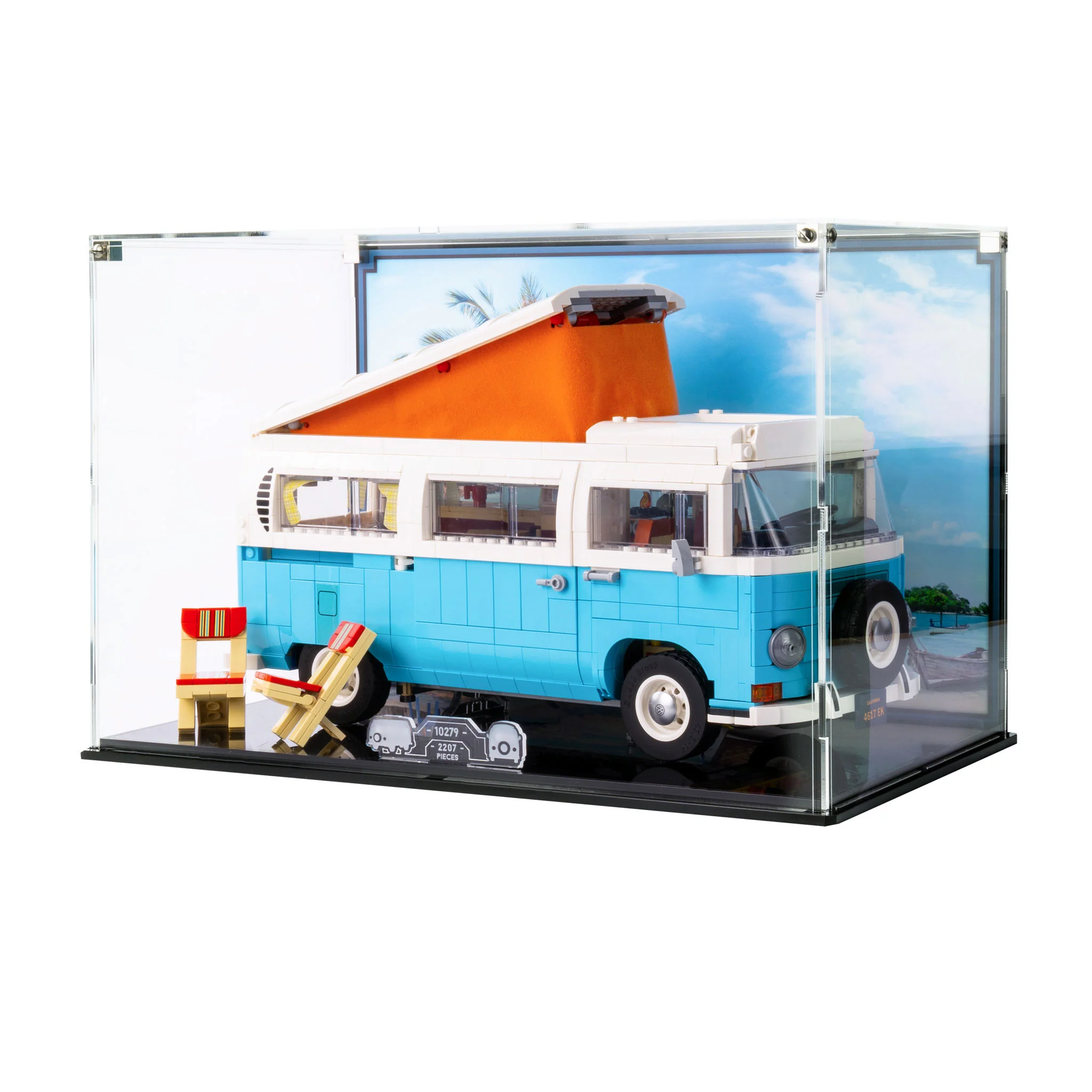 Display Case for LEGO® Creator: Volkswagen T2 Campervan (10279) - Image 2