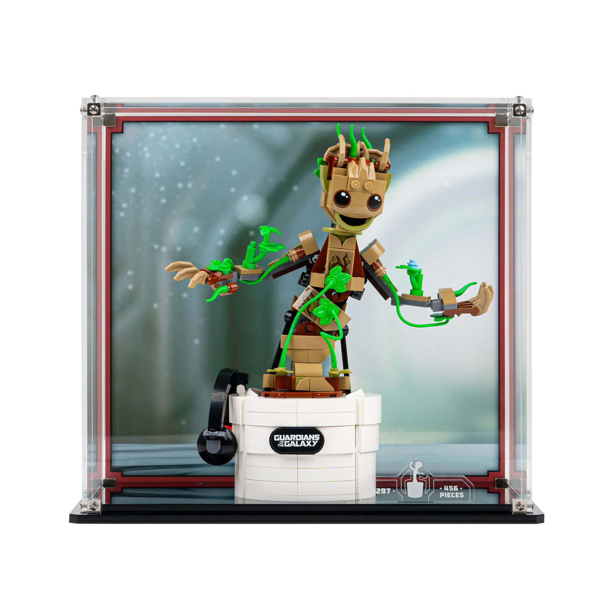 Display Case for LEGO® Marvel™ Dancing Groot (76297) - Image 2
