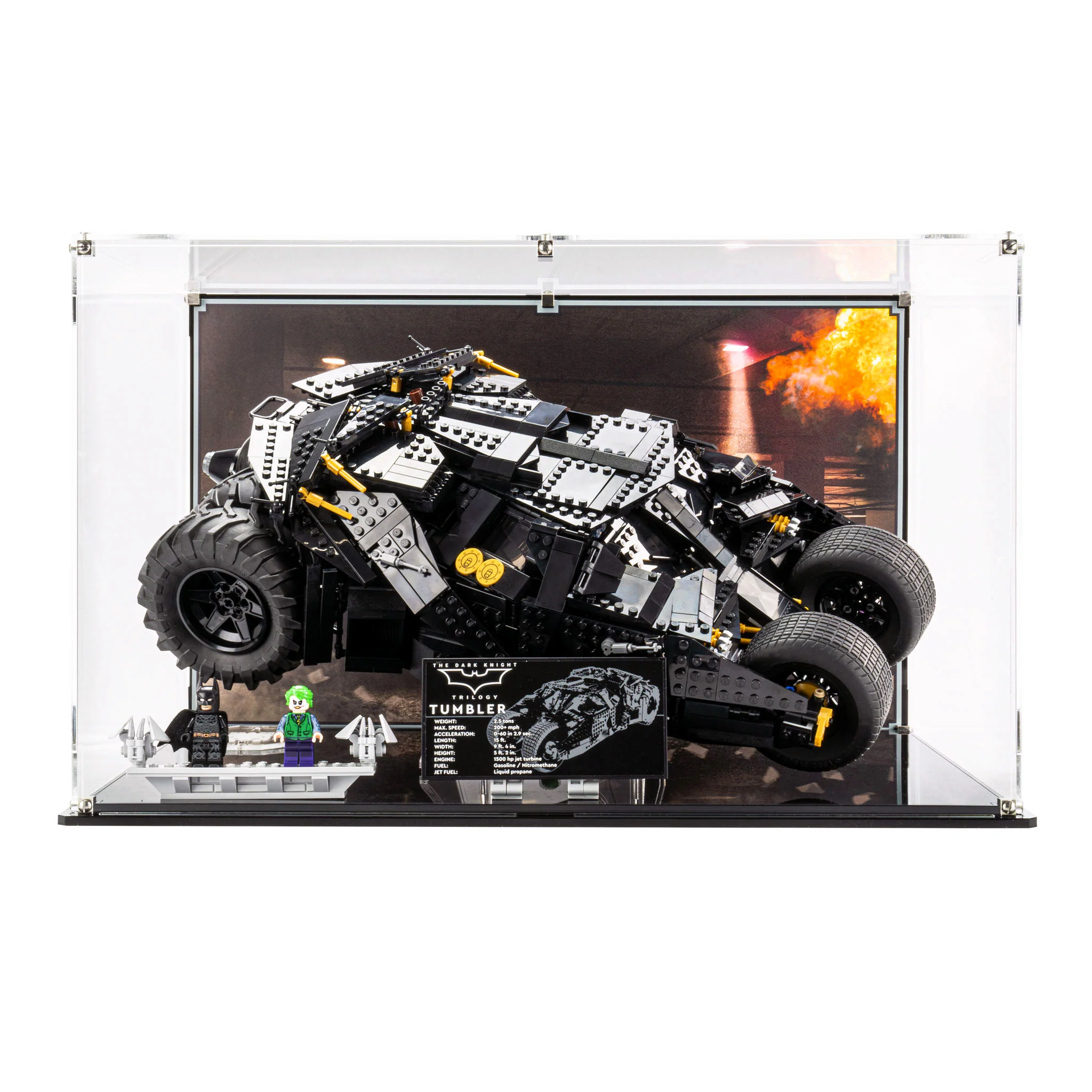 Display Case for LEGO® DC Batman™ Batmobile™ Tumbler (76240) - Image 3