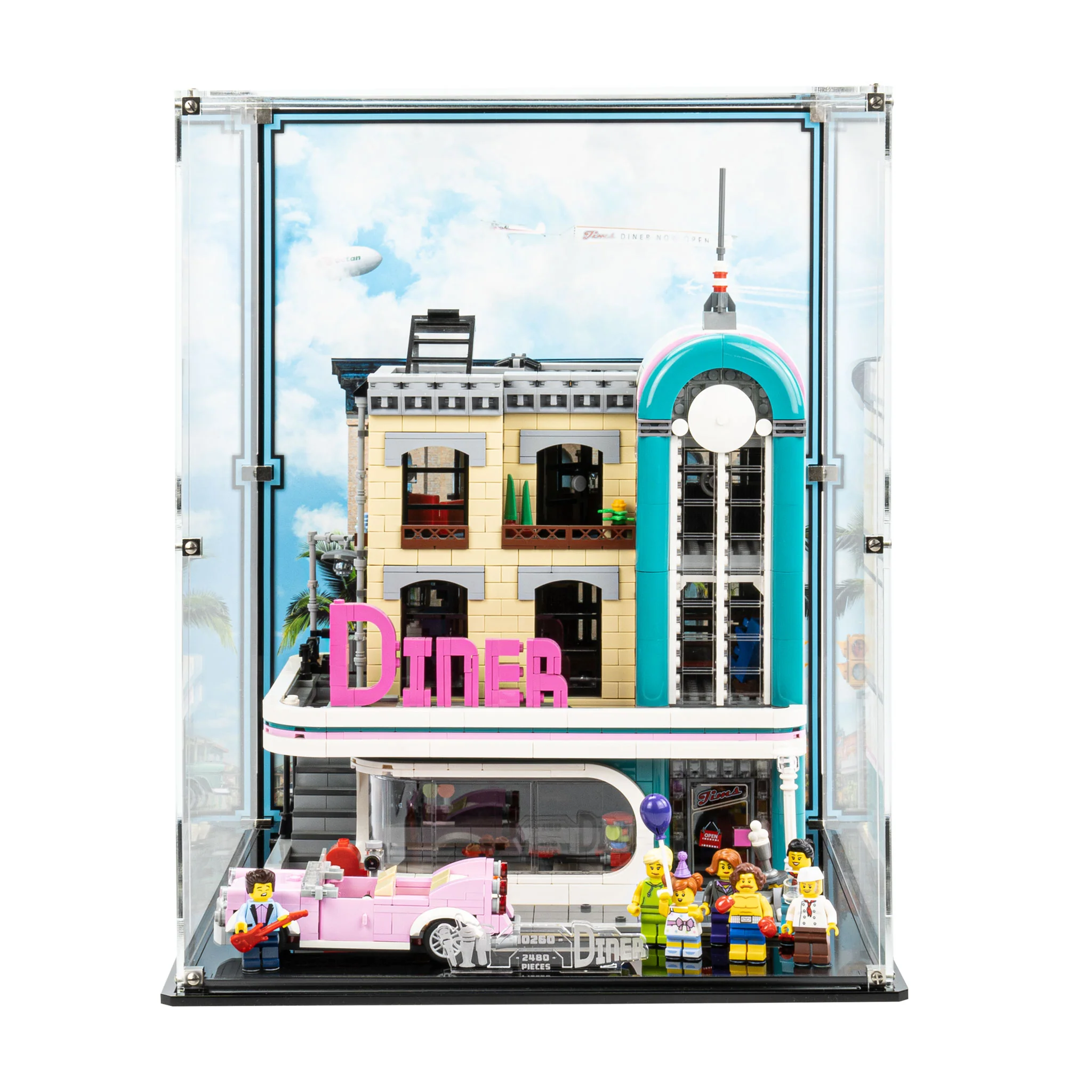 Display Case for LEGO® Downtown Diner (10260) - Image 2