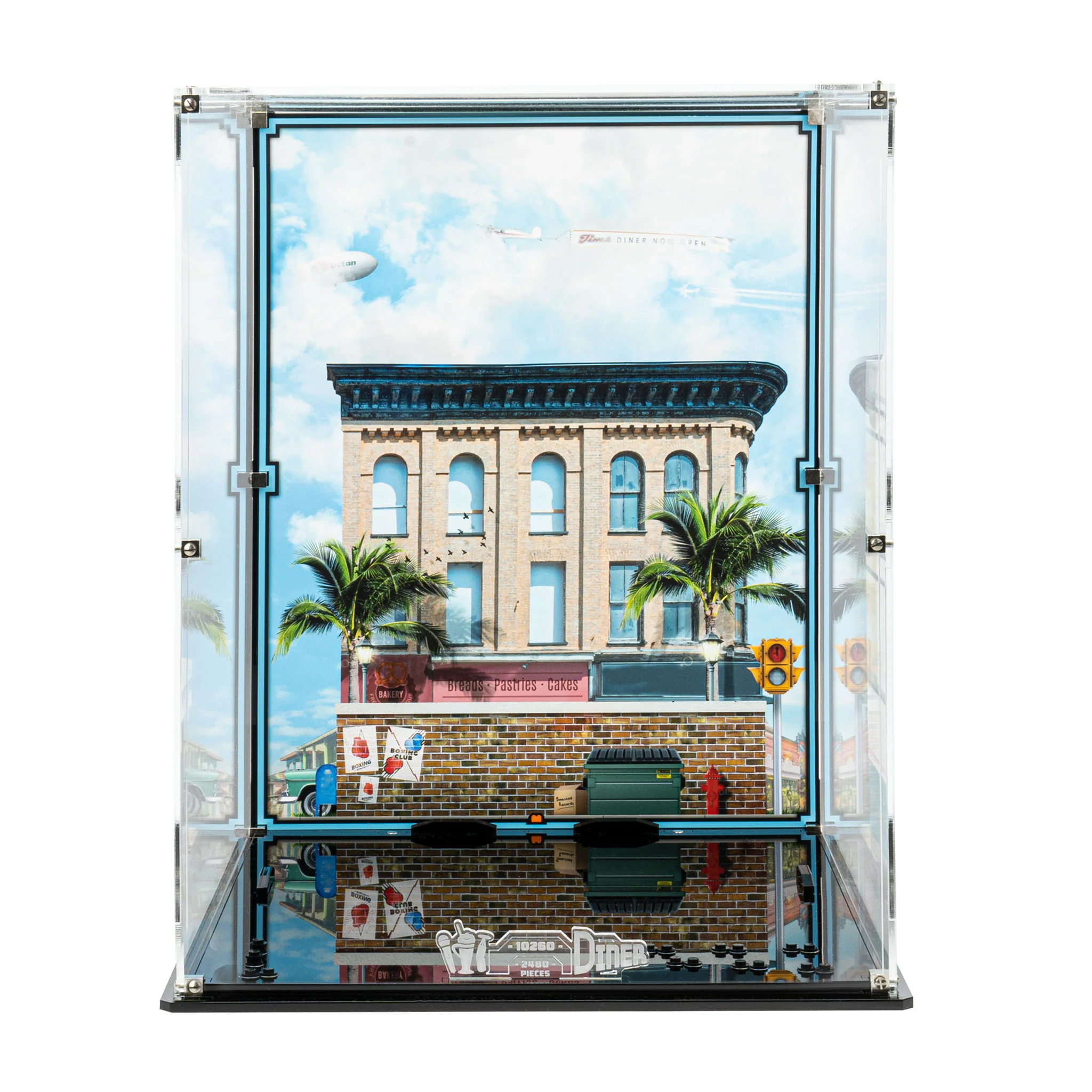 Display Case for LEGO® Downtown Diner (10260) - Image 3