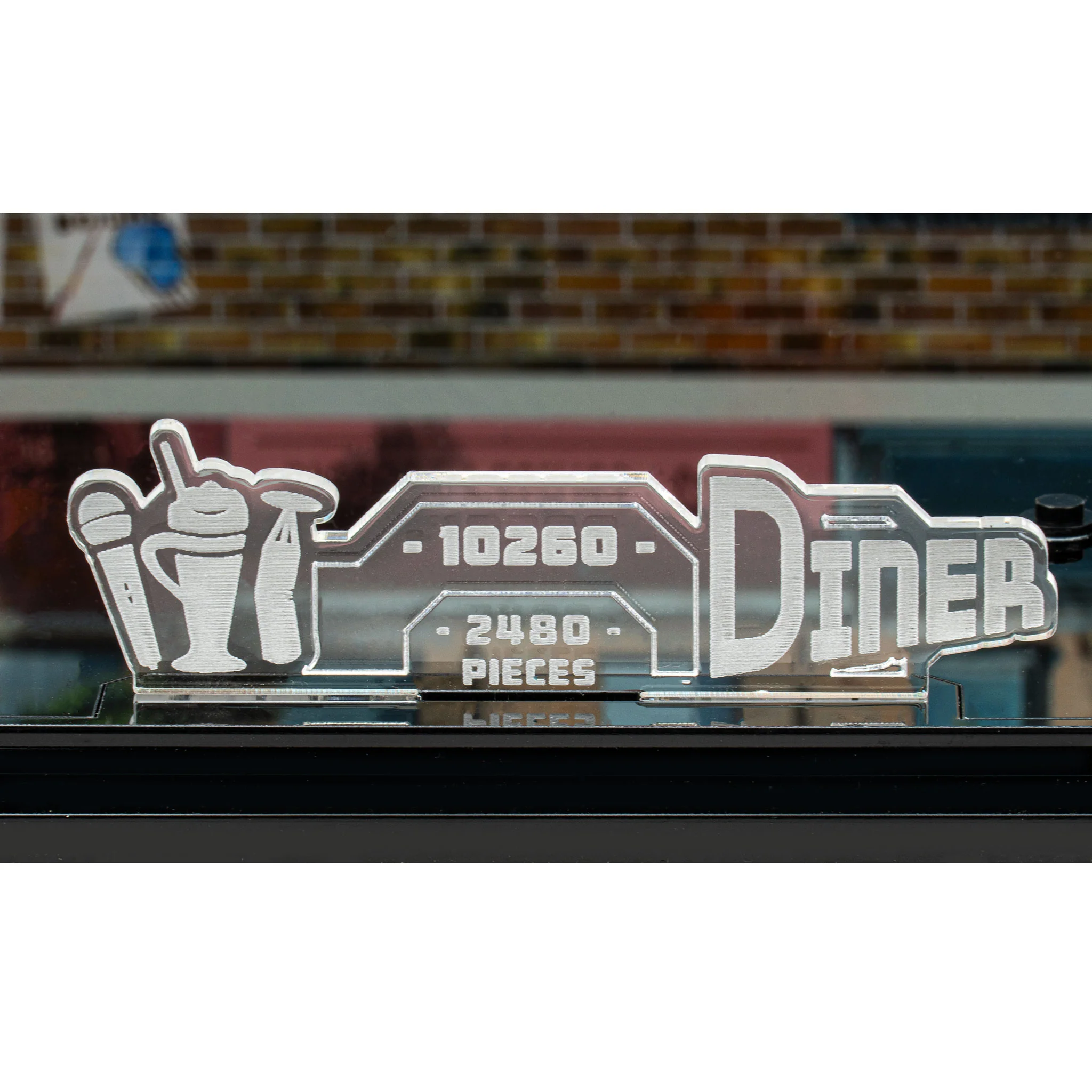 Display Case for LEGO® Downtown Diner (10260) - Image 4