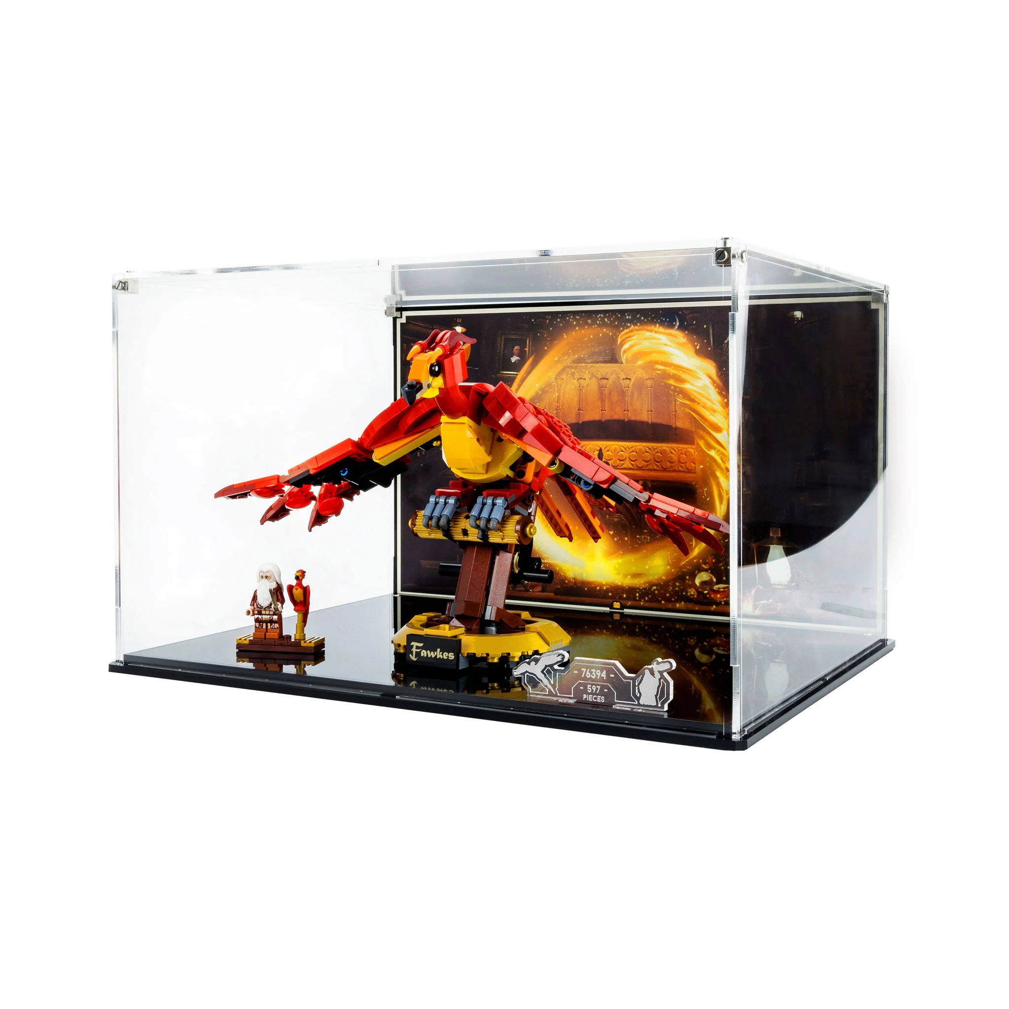 Display Case for LEGO® Harry Potter™: Fawkes, Dumbledore's Phoenix (76394) - Image 2