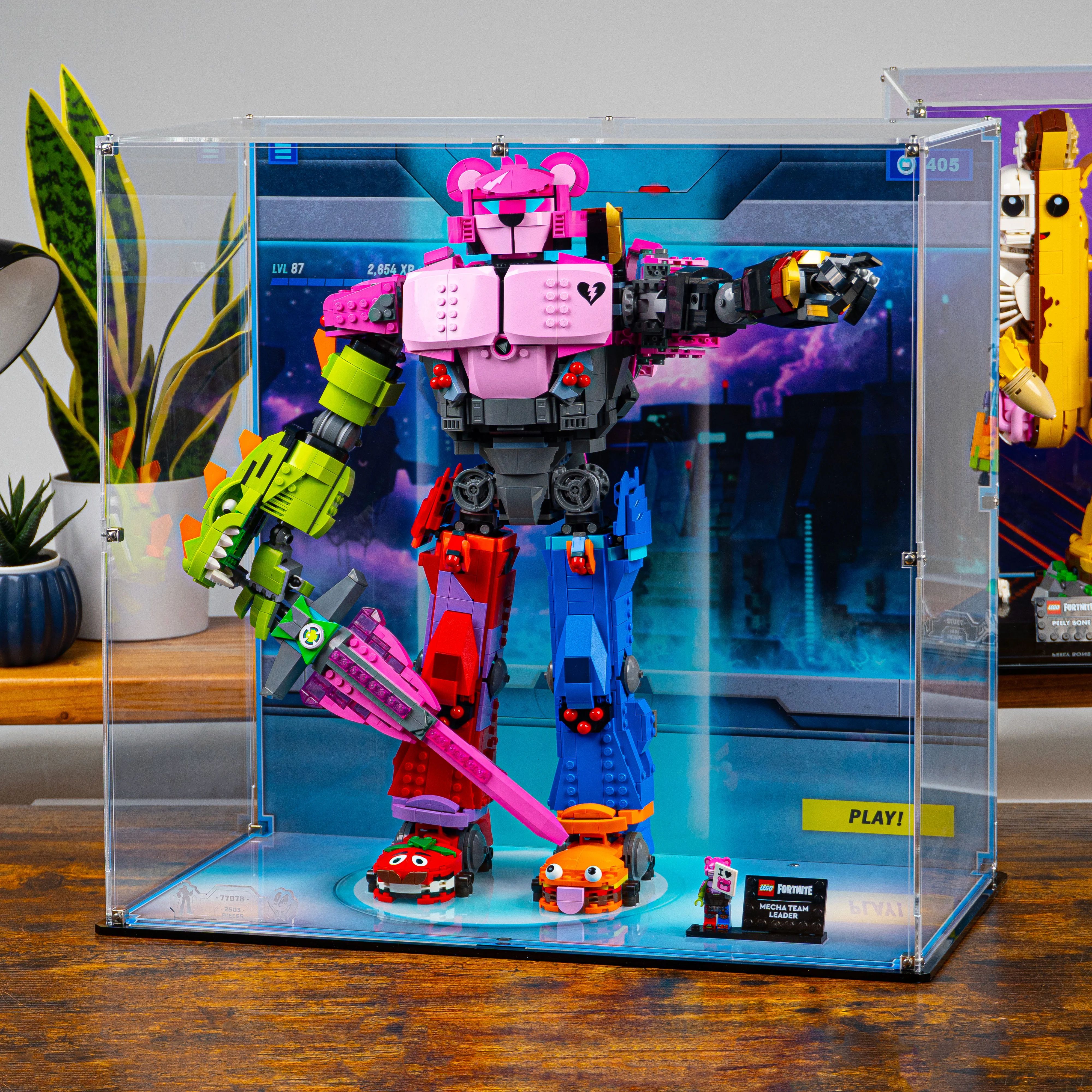 Display Case for LEGO® Fortnite: Mecha Team Leader (77078) - Image 2