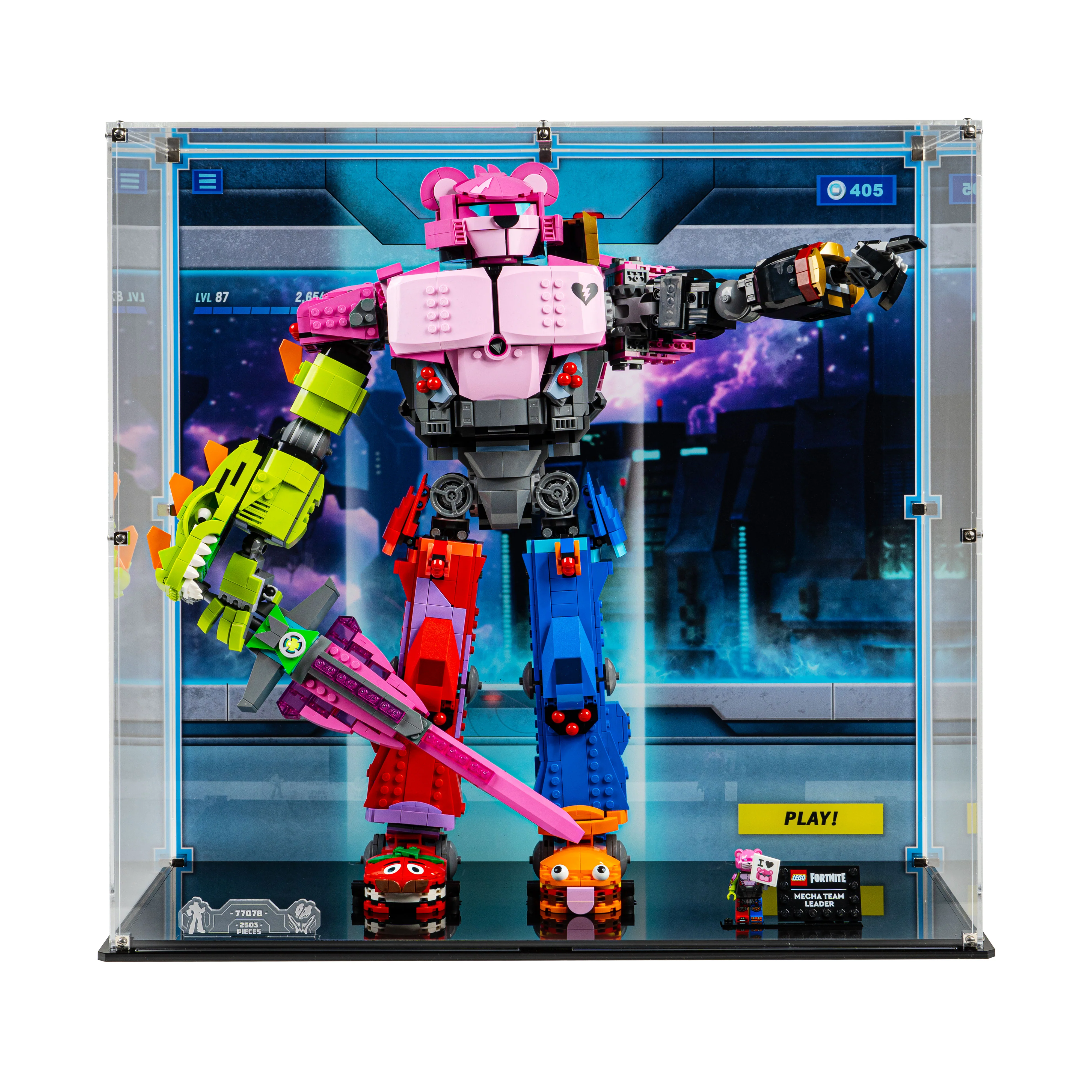 Display Case for LEGO® Fortnite: Mecha Team Leader (77078) - Image 8
