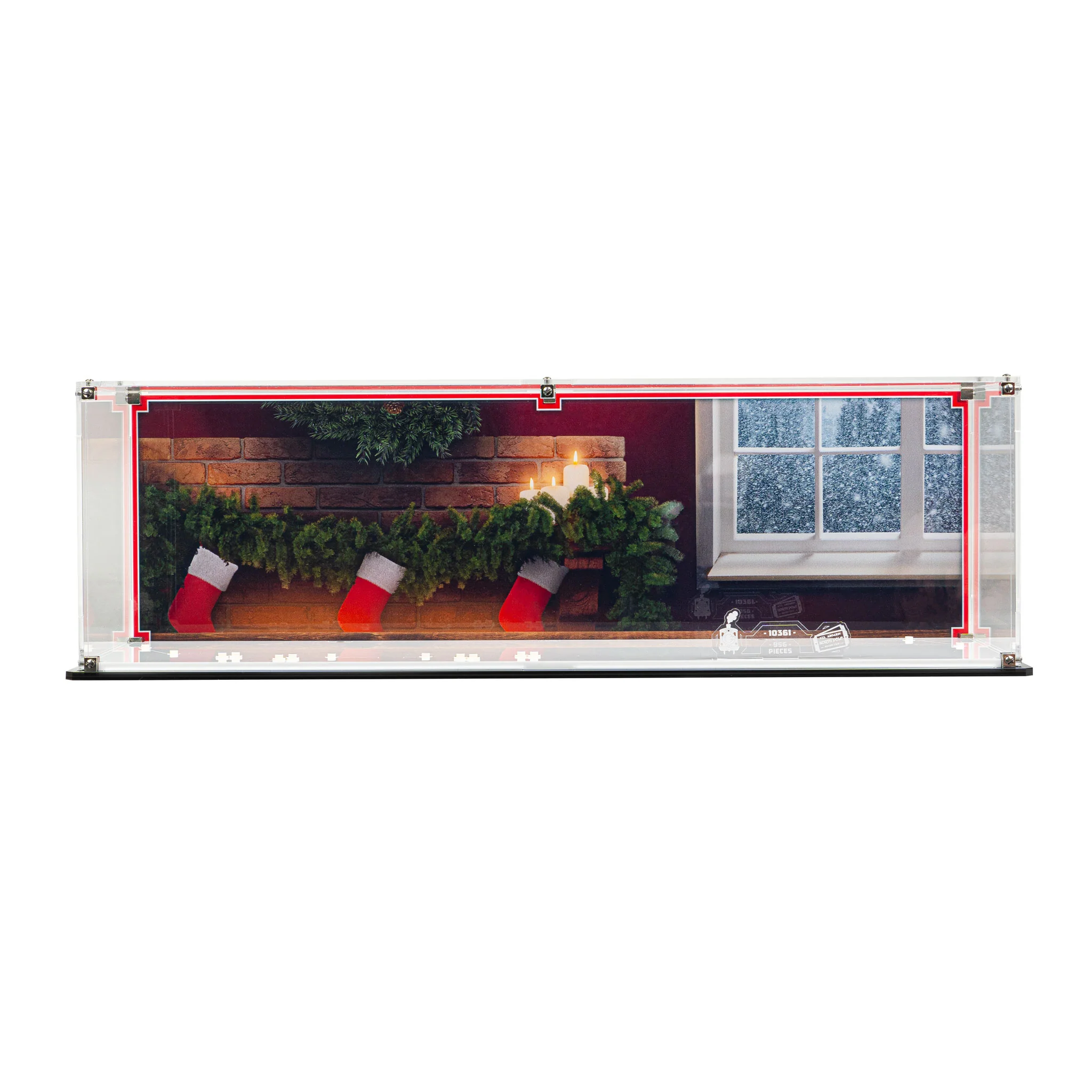 Display Case for LEGO® Icons Holiday Express Train (10361) - Image 10