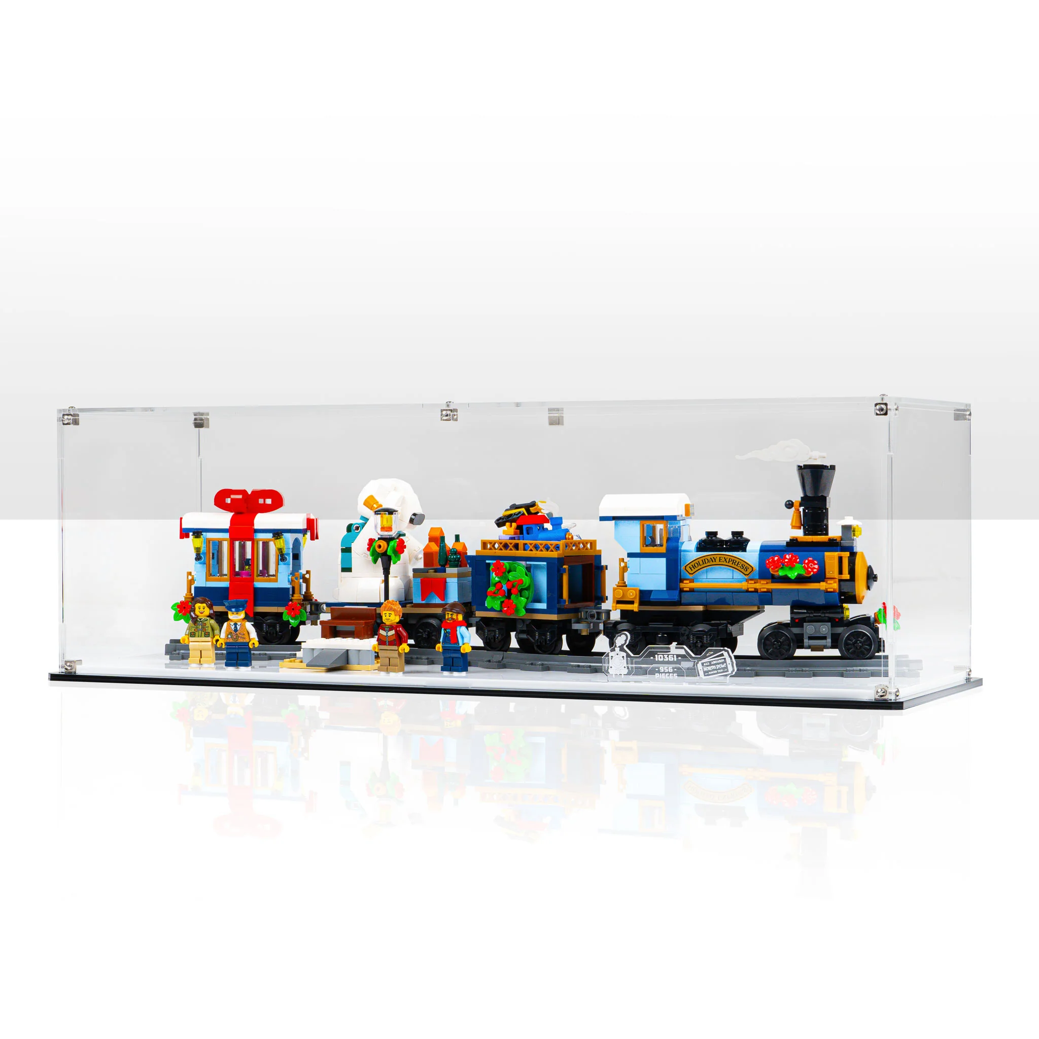 Display Case for LEGO® Icons Holiday Express Train (10361) - Image 11