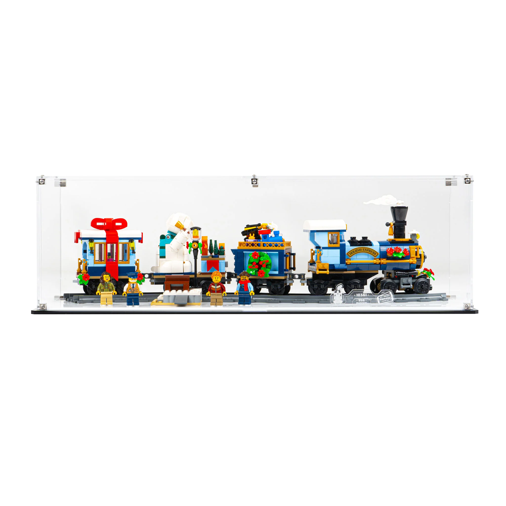 Display Case for LEGO® Icons Holiday Express Train (10361) - Image 12