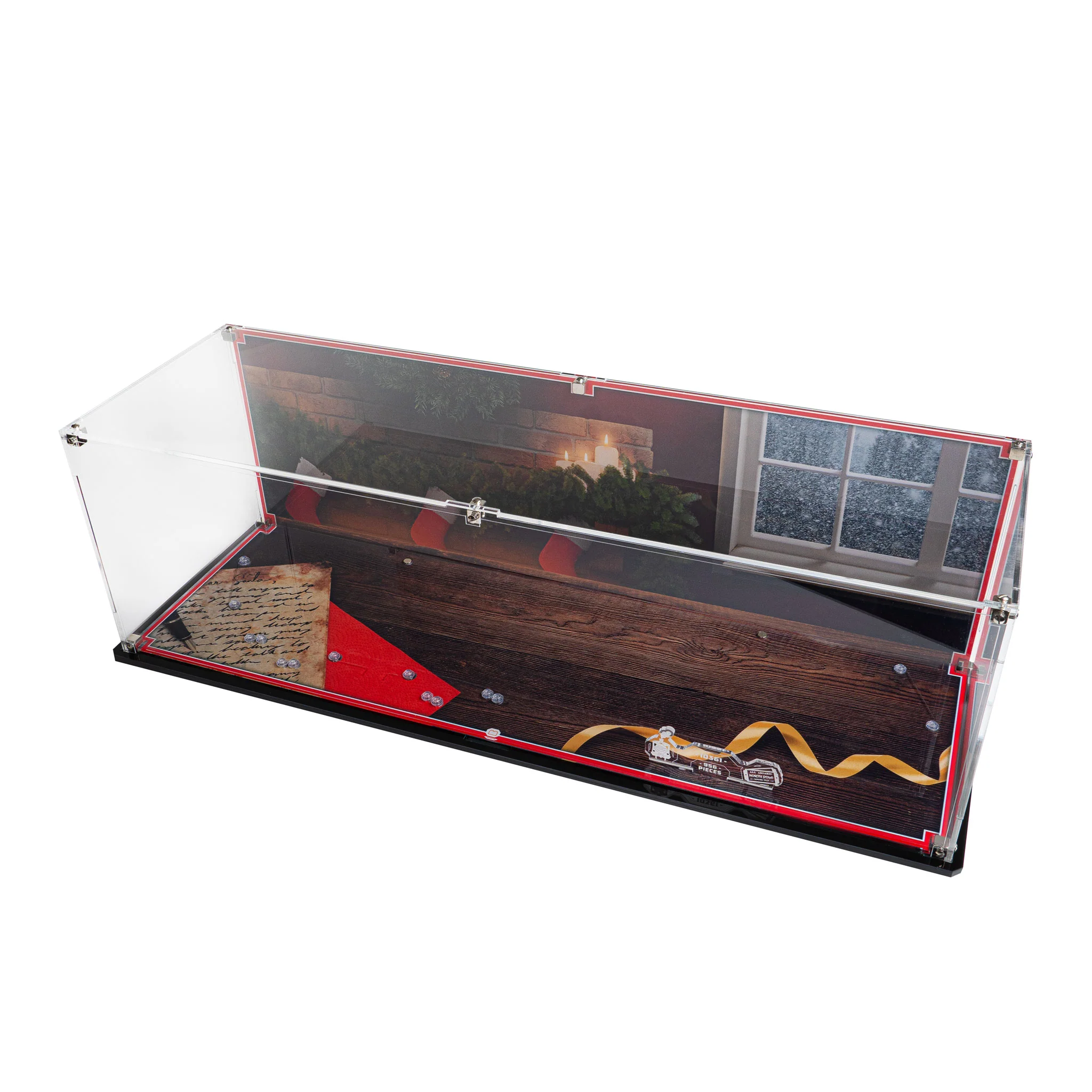 Display Case for LEGO® Icons Holiday Express Train (10361) - Image 4
