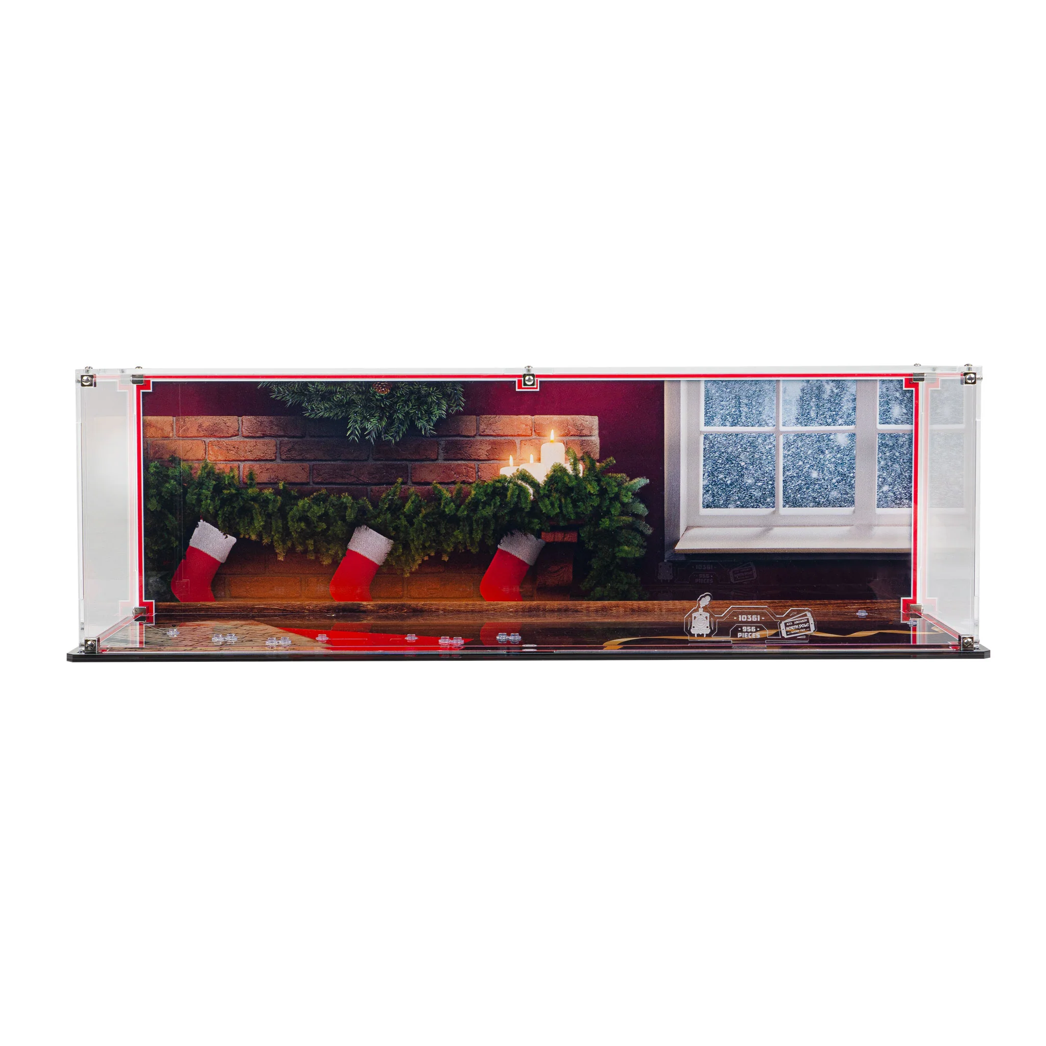 Display Case for LEGO® Icons Holiday Express Train (10361) - Image 5