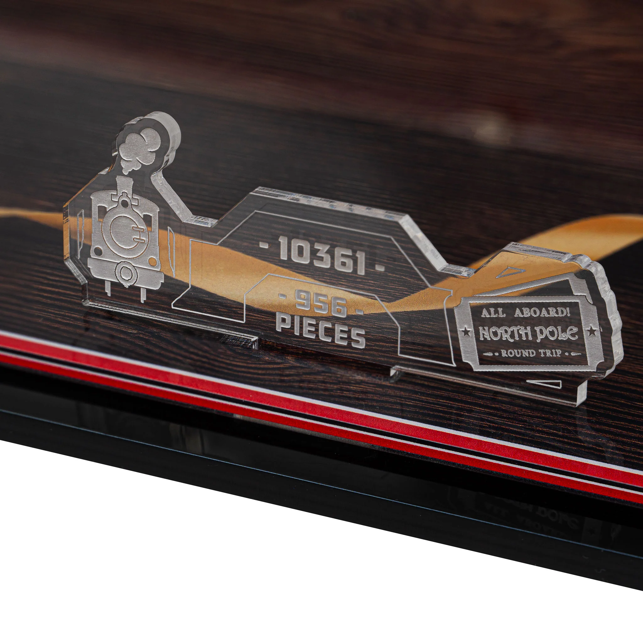 Display Case for LEGO® Icons Holiday Express Train (10361) - Image 6