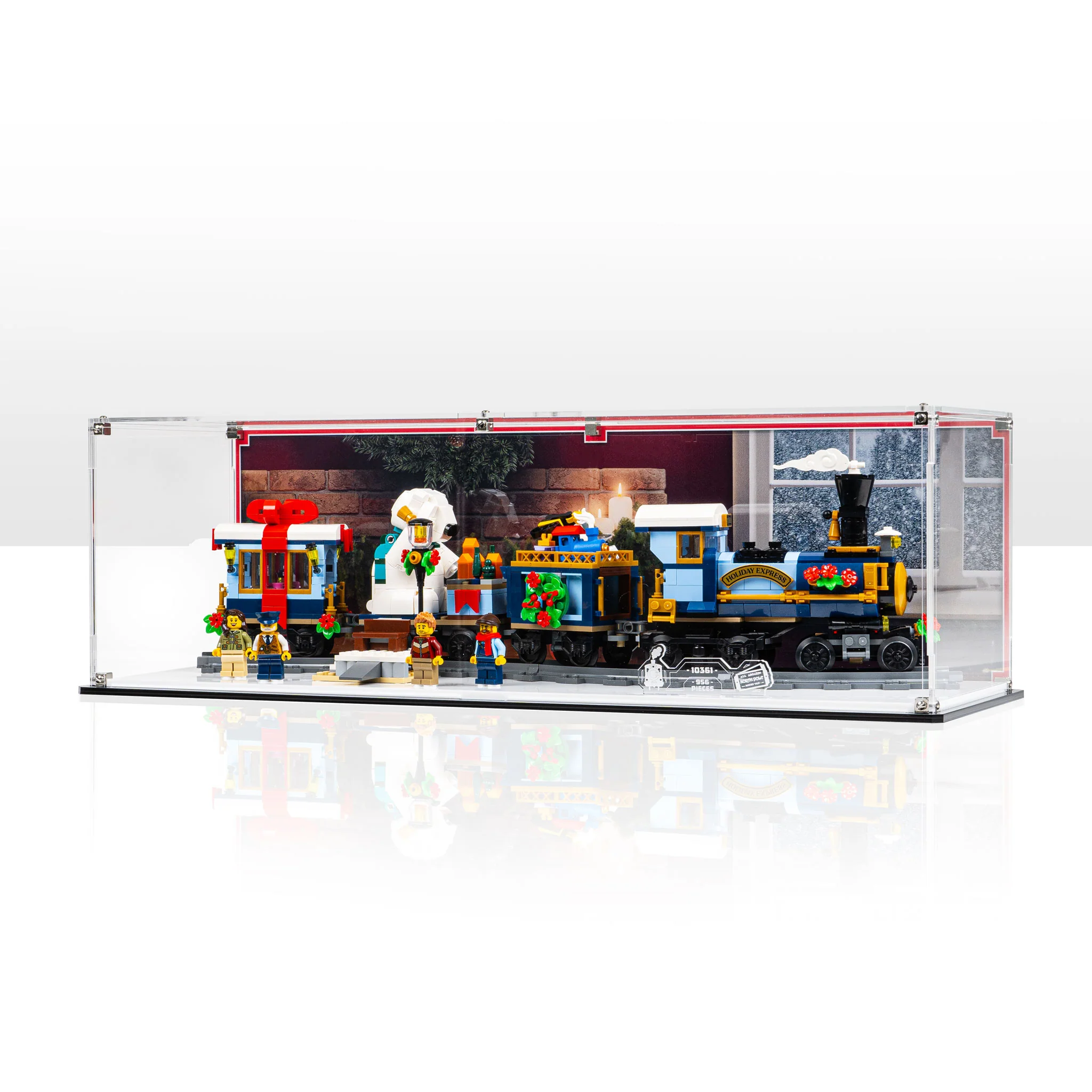 Display Case for LEGO® Icons Holiday Express Train (10361) - Image 8