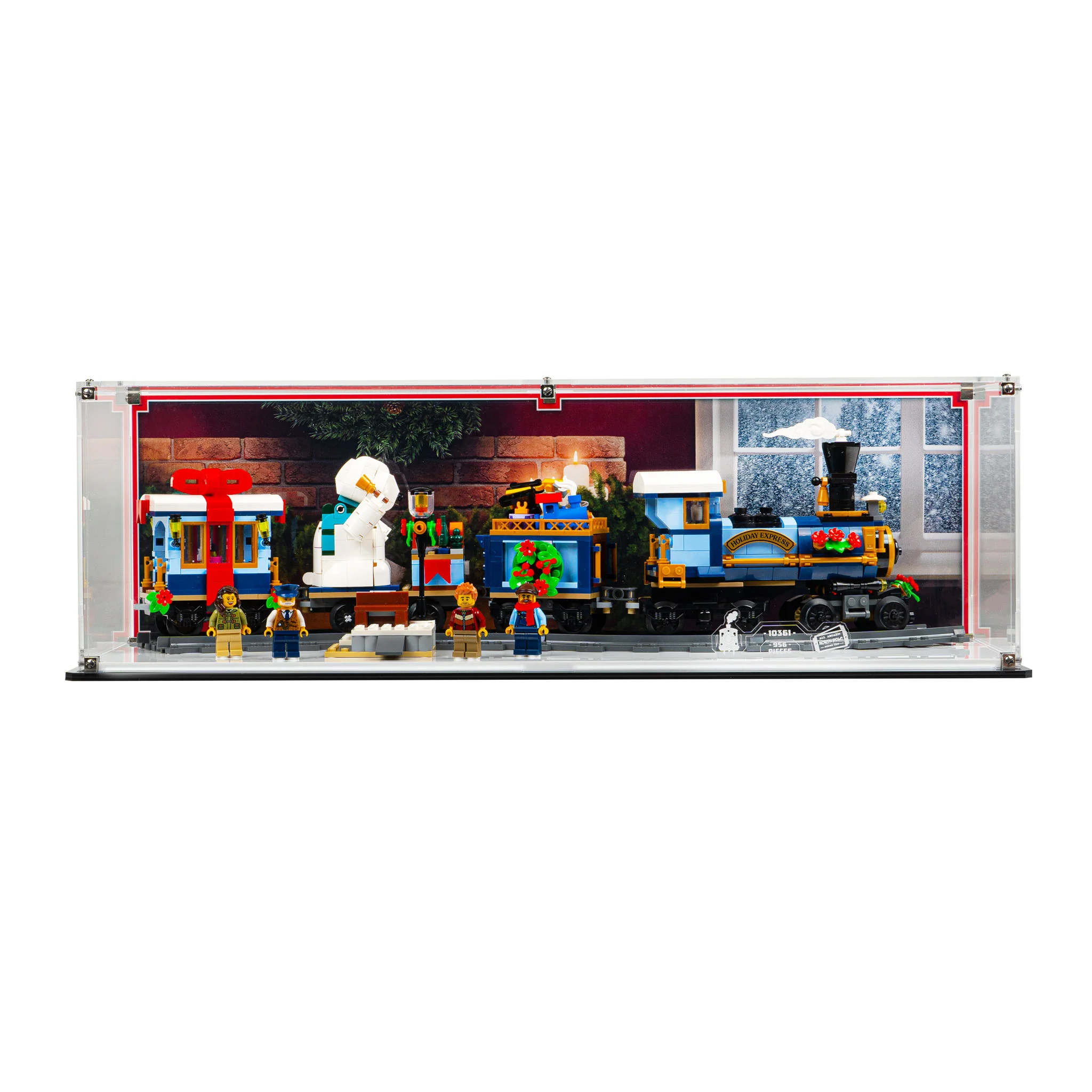 Display Case for LEGO® Icons Holiday Express Train (10361) - Image 9