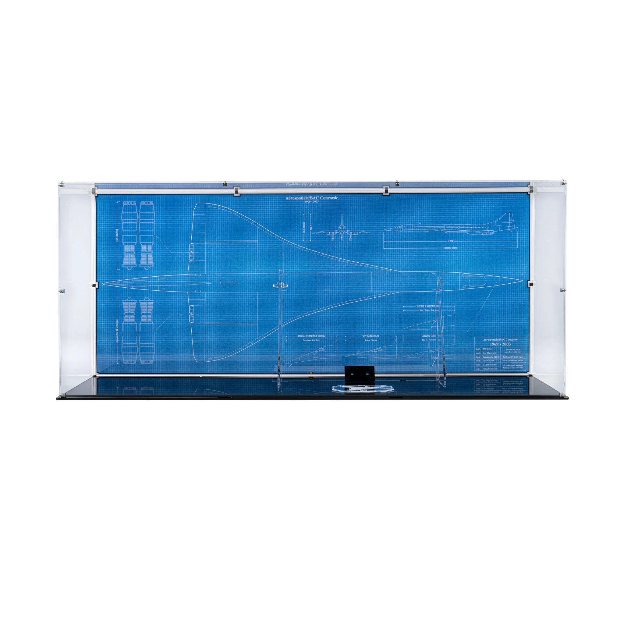 Display Case for LEGO® Icons: Concorde (10318) - Image 3